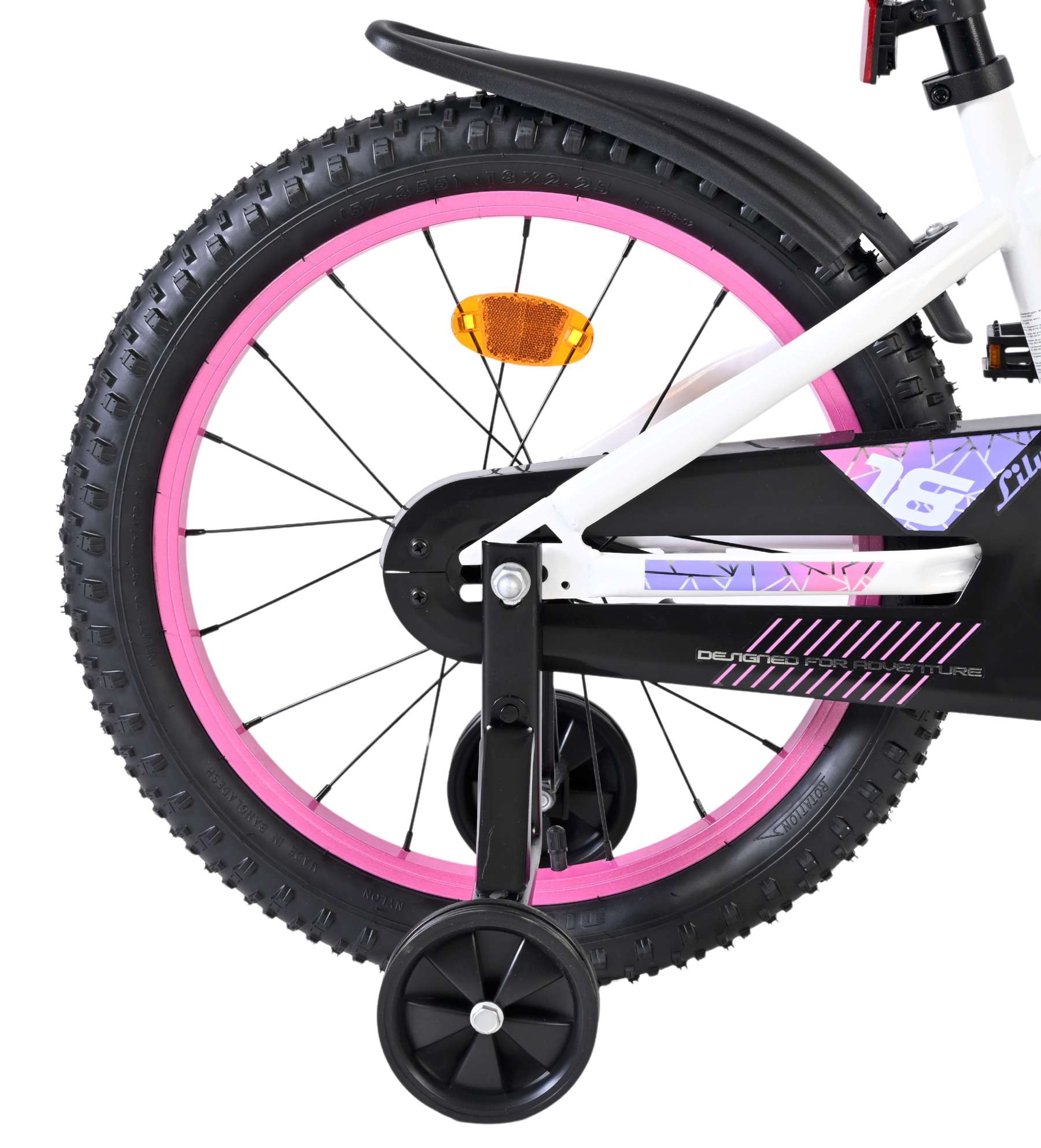 volare-lily-18-zoll-kinderfahrrad-wei-rosa-m-dchen image 2