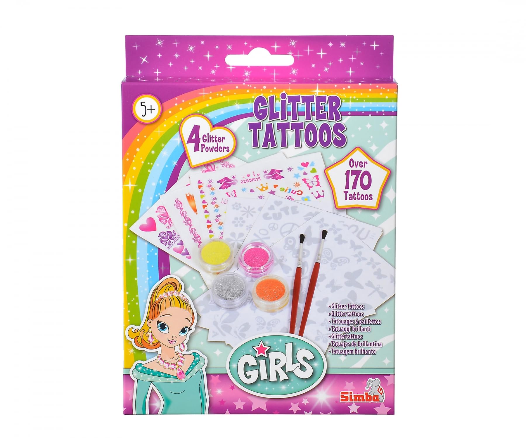 simba-steffi-love-girls-glitter-tattoos-set-11-tlg-ab-5-jahren image 2