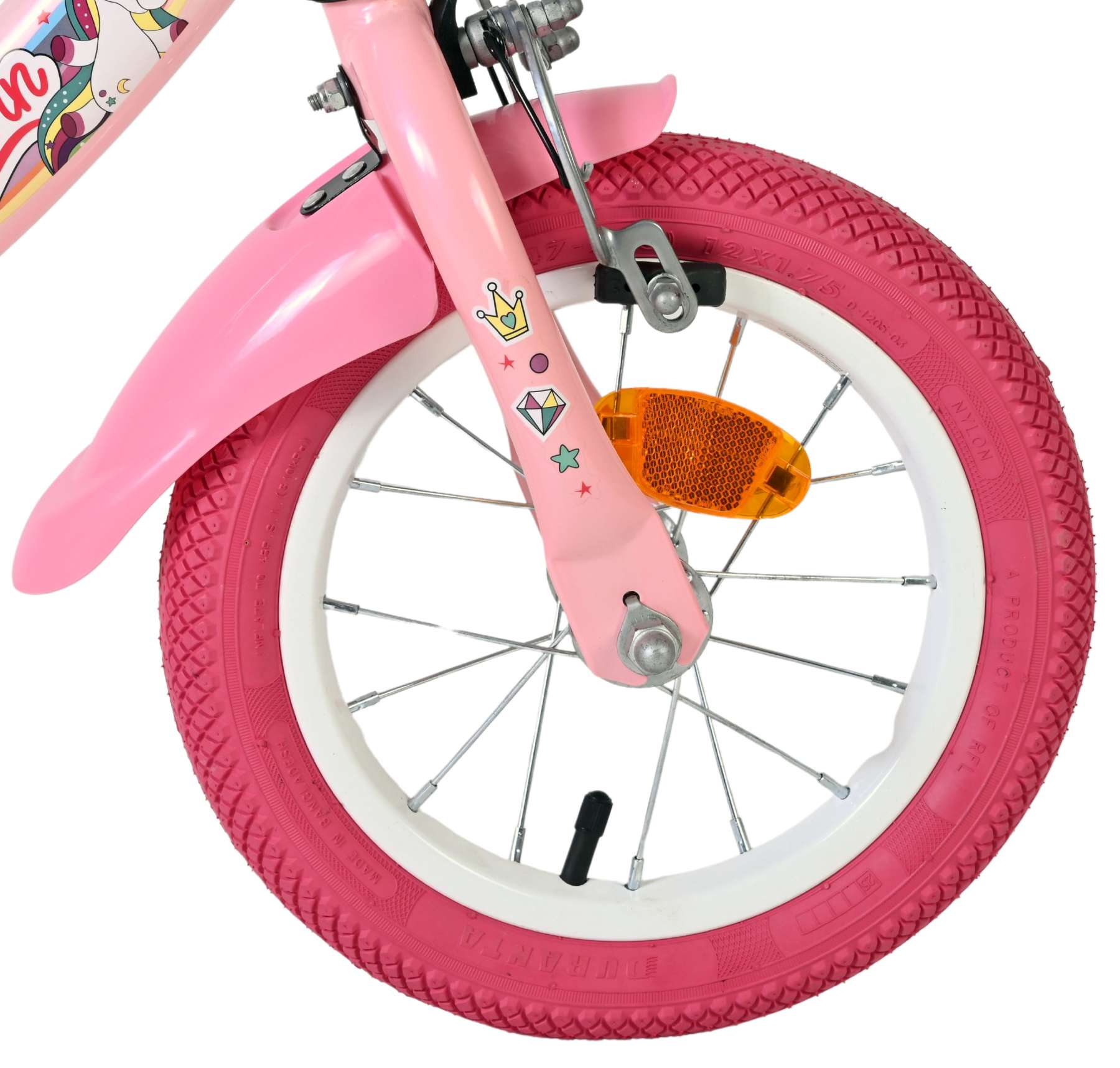 volare-unicorn-kinderfahrrad-12-zoll-rosa-m-dchen-st-tzr-der image 3