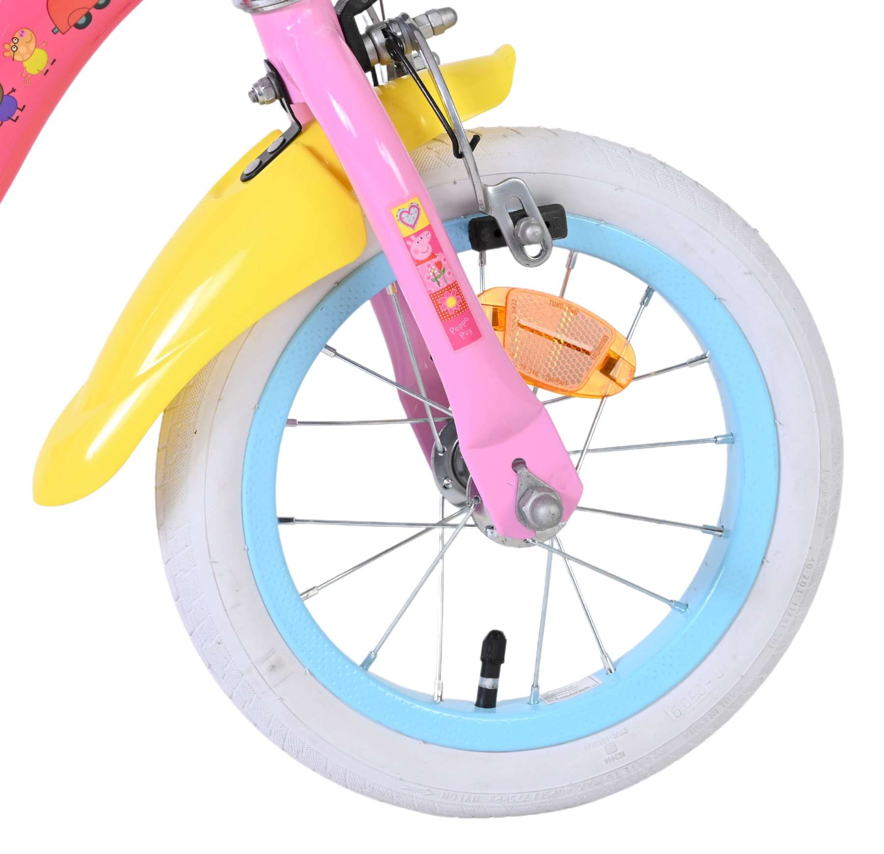 volare-peppa-pig-12-zoll-kinderfahrrad-rosa-m-dchen-2-bremsen image 3