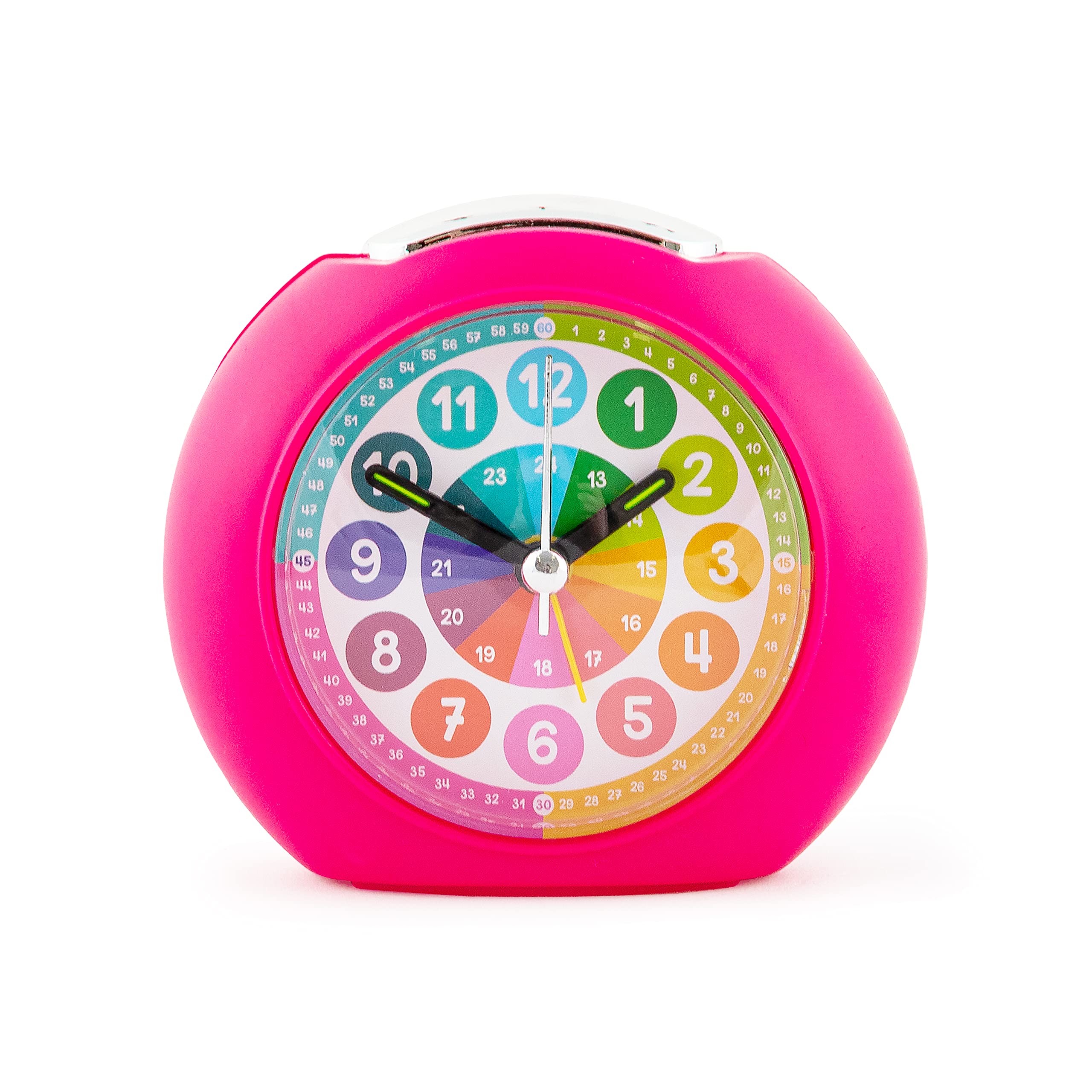 trendhaus-abc-champions-lernwecker-wecker-pink-mit-licht image 1