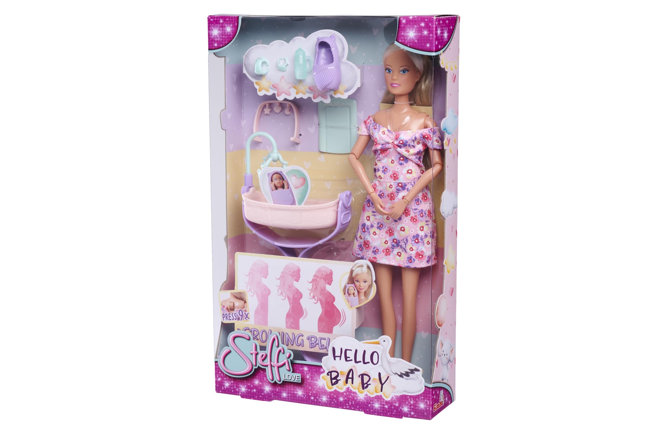 simba-steffi-love-hello-baby-puppe-schwanger-29-cm image 3