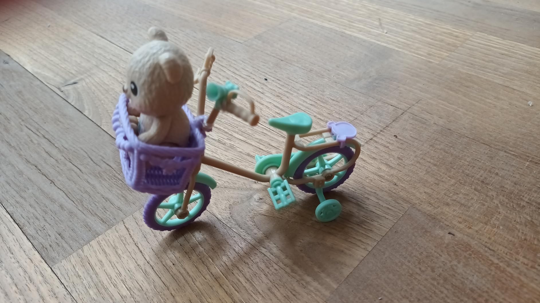 Fahrrad rollt