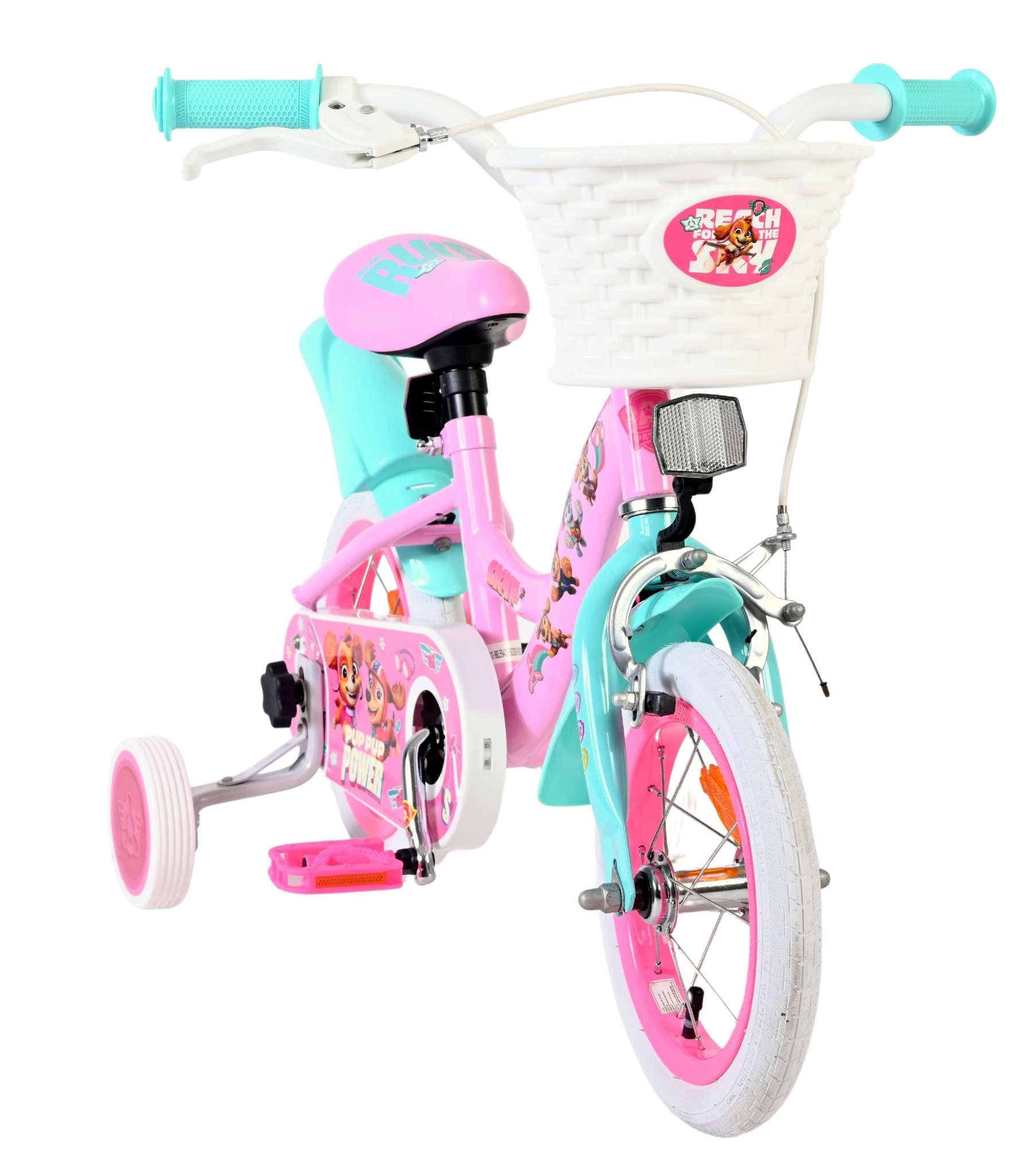volare-paw-patrol-kinderfahrrad-12-zoll-rosa-korb image 3