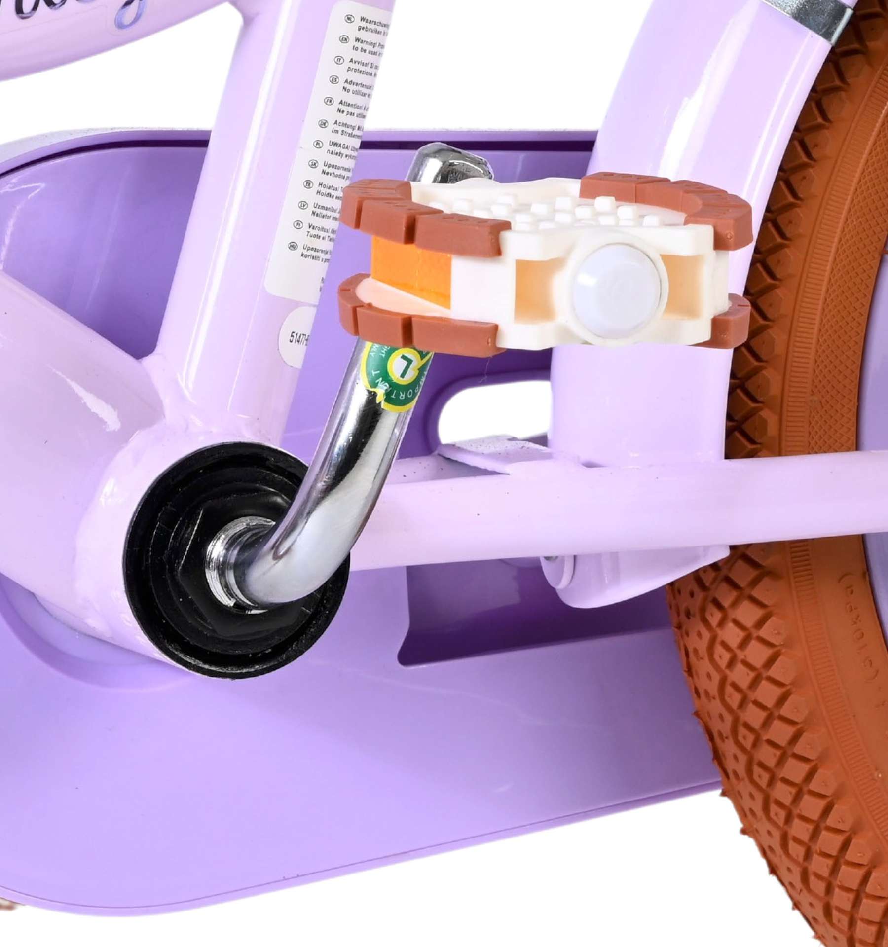 volare-ashley-14-zoll-kinderfahrrad-lila-handbremsen image 8