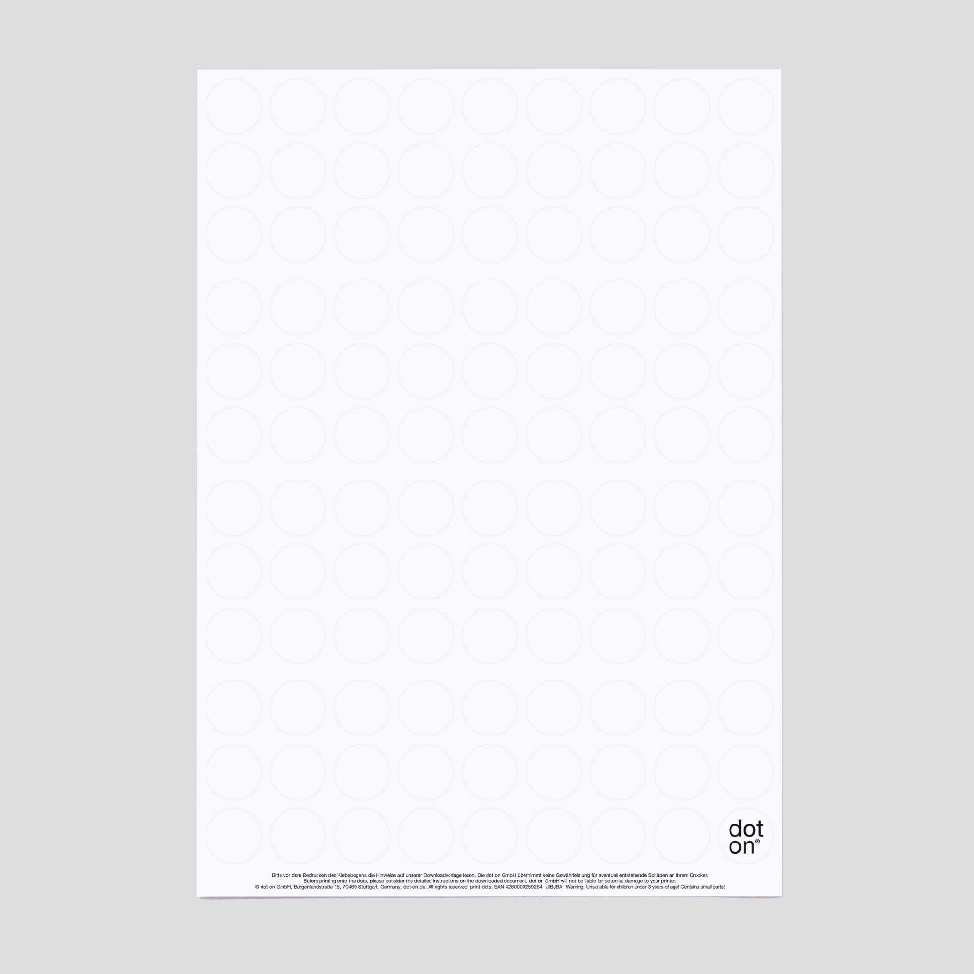 dot-on-print-dots-klebepunkte-20-mm-bedruckbar-einzelbogen image 1