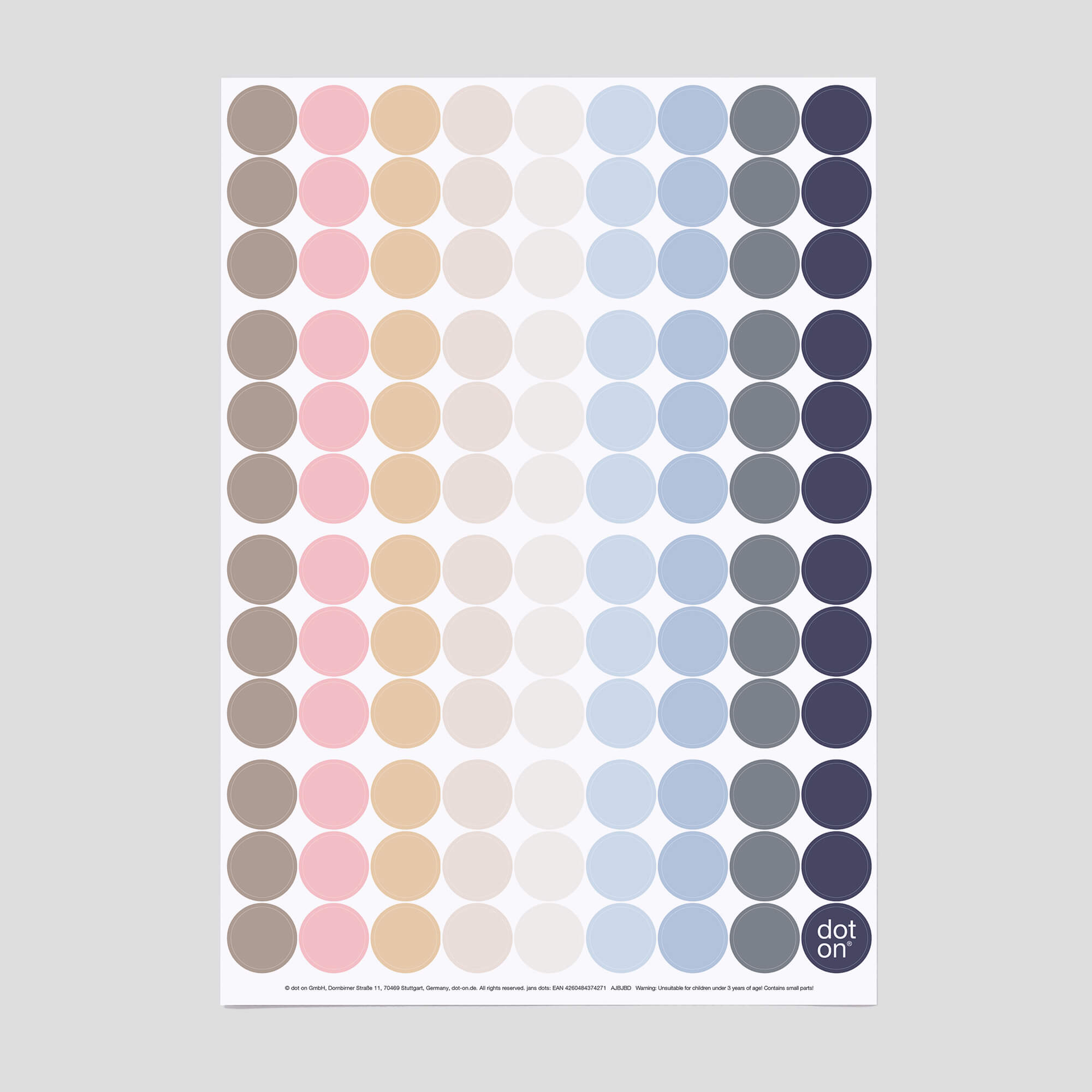 dot-on-jans-dots-klebepunkte-20-mm-107-st-ck-vermeer image 1