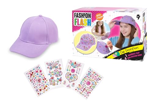 simba-fashion-flash-baseball-cap-deko-set-mit-glitzerstickern image 2