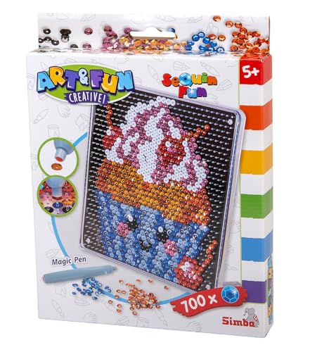 simba-art-fun-sequin-fun-cupcake-bastelset-pailletten image 3