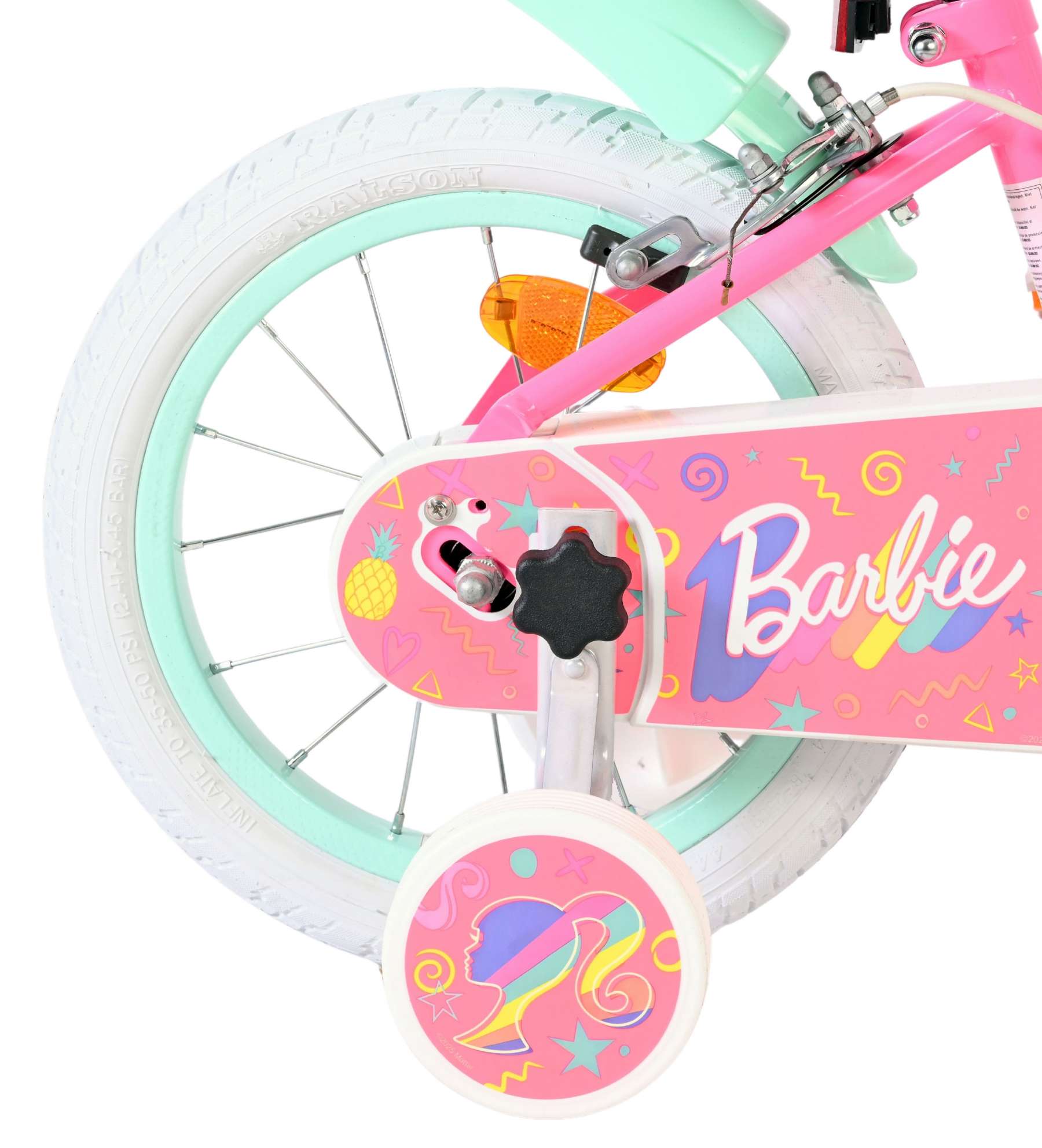 volare-barbie-kinderfahrrad-14-zoll-rosa-handbremsen-korb image 2