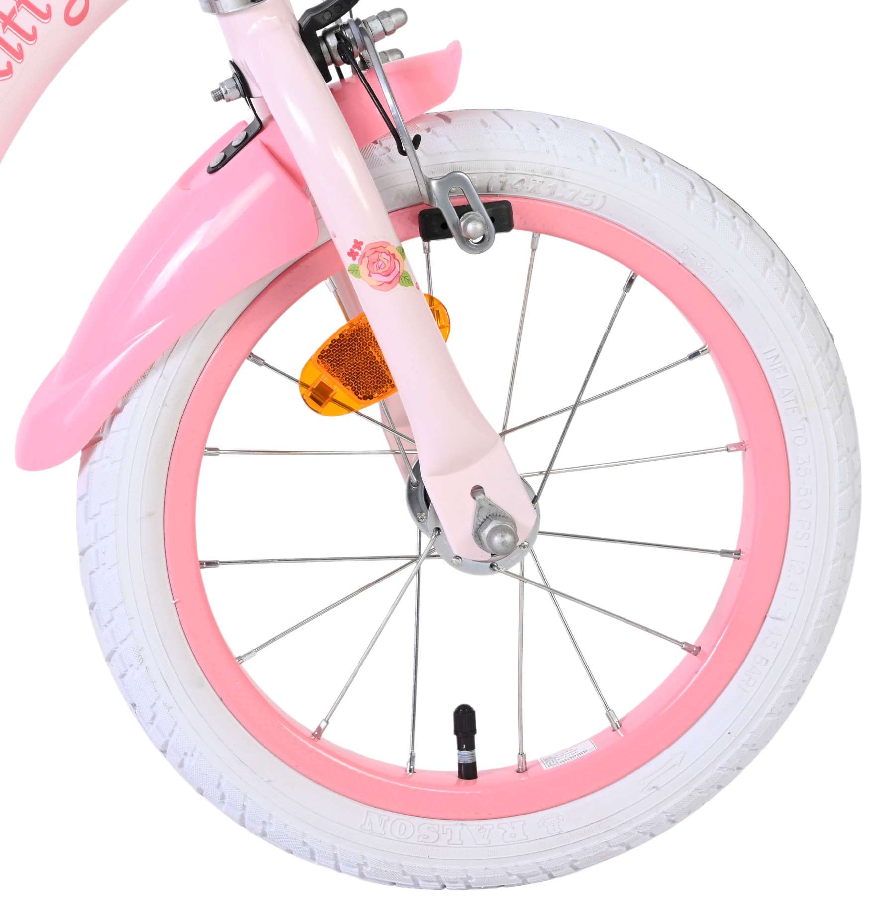 volare-hello-kitty-14-zoll-kinderfahrrad-rosa-zwei-handbremsen image 4