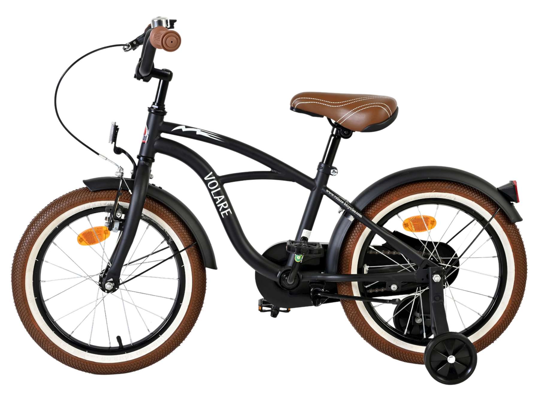 volare-black-cruiser-16-zoll-kinderfahrrad-schwarz-jungen image 7