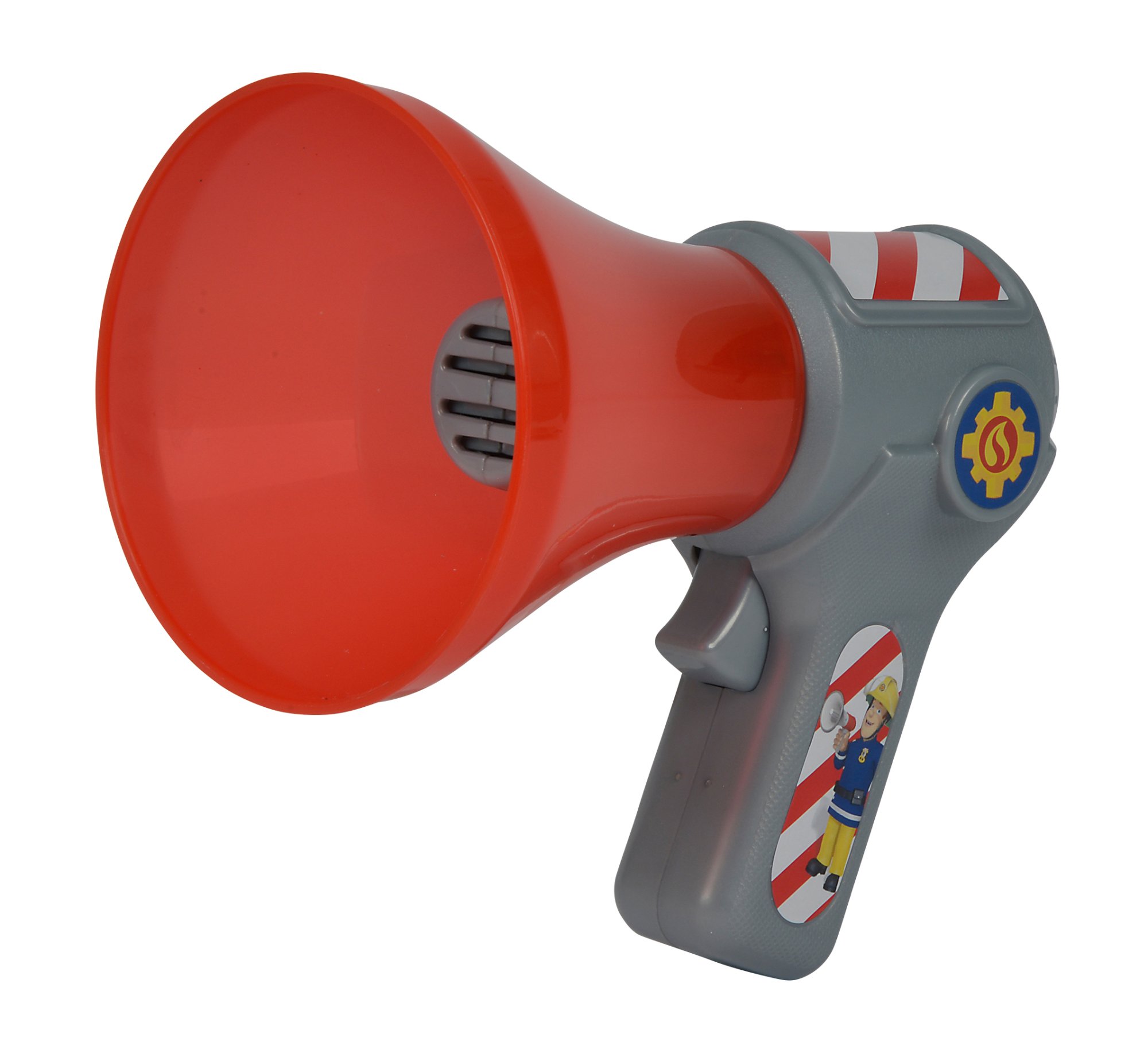 simba-feuerwehrmann-sam-megaphon-16cm-rot-stimmenverzerrer image 1
