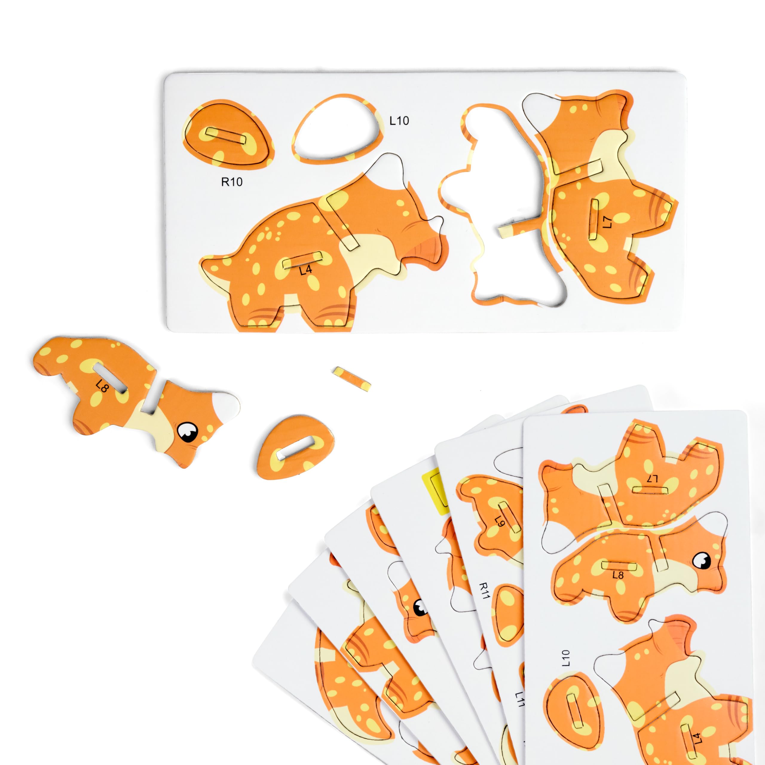 simba-art-fun-triceratops-3d-steckmodell-dinosaurier-ab-5-jahren image 2