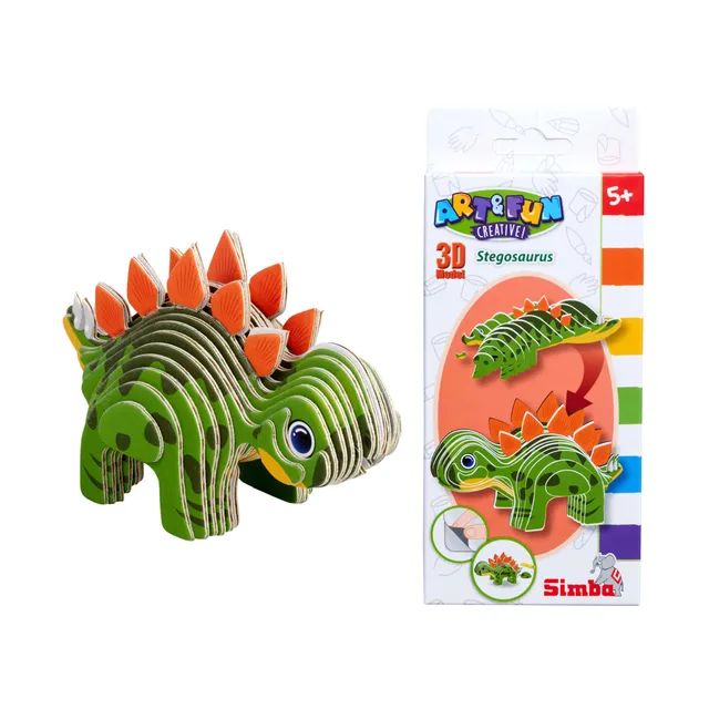 simba-art-fun-3d-stegosaurus-dinosaurier-modell-zum-stecken image 1
