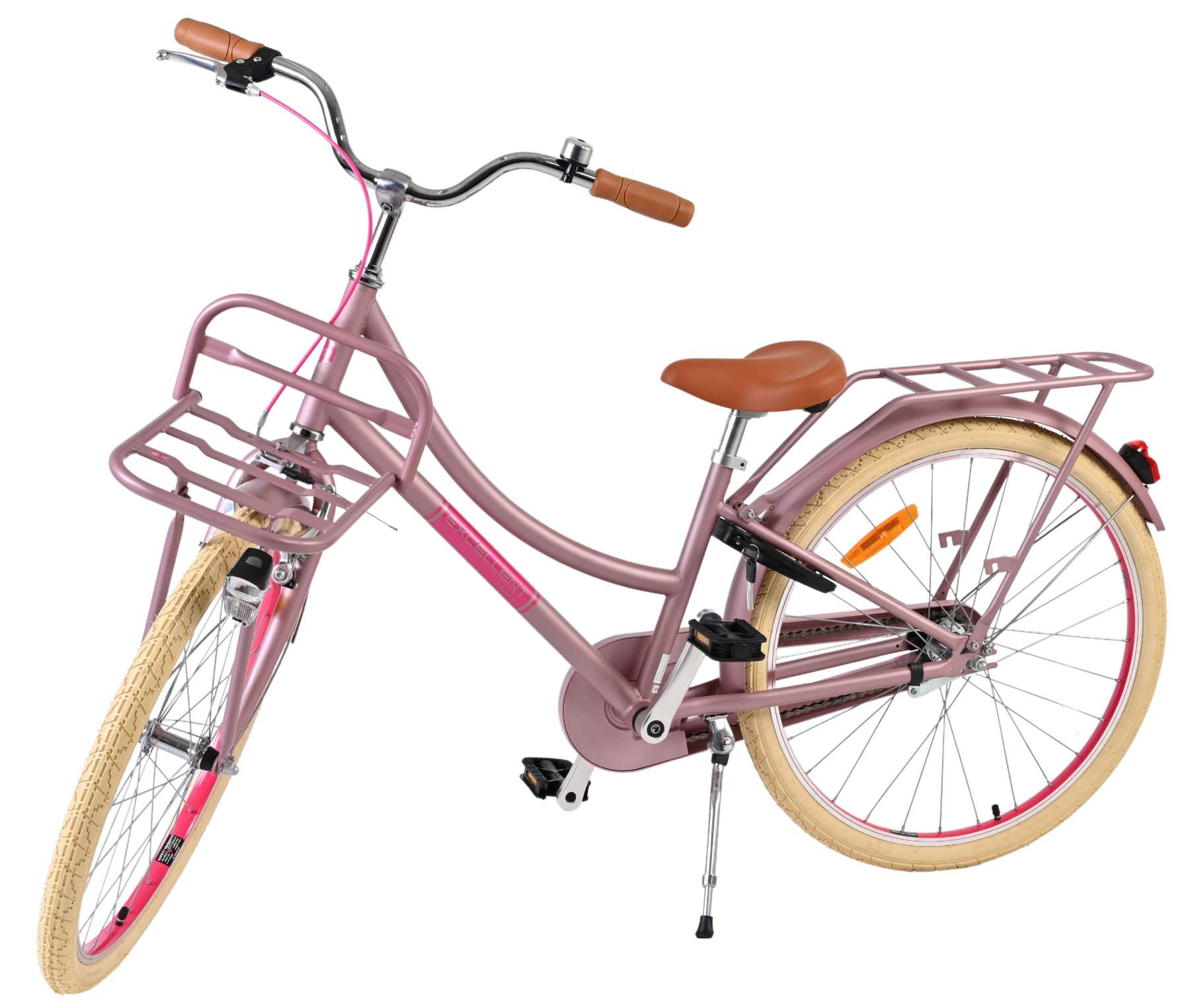volare-excellent-24-zoll-kinderfahrrad-matt-rosa-schloss image 8