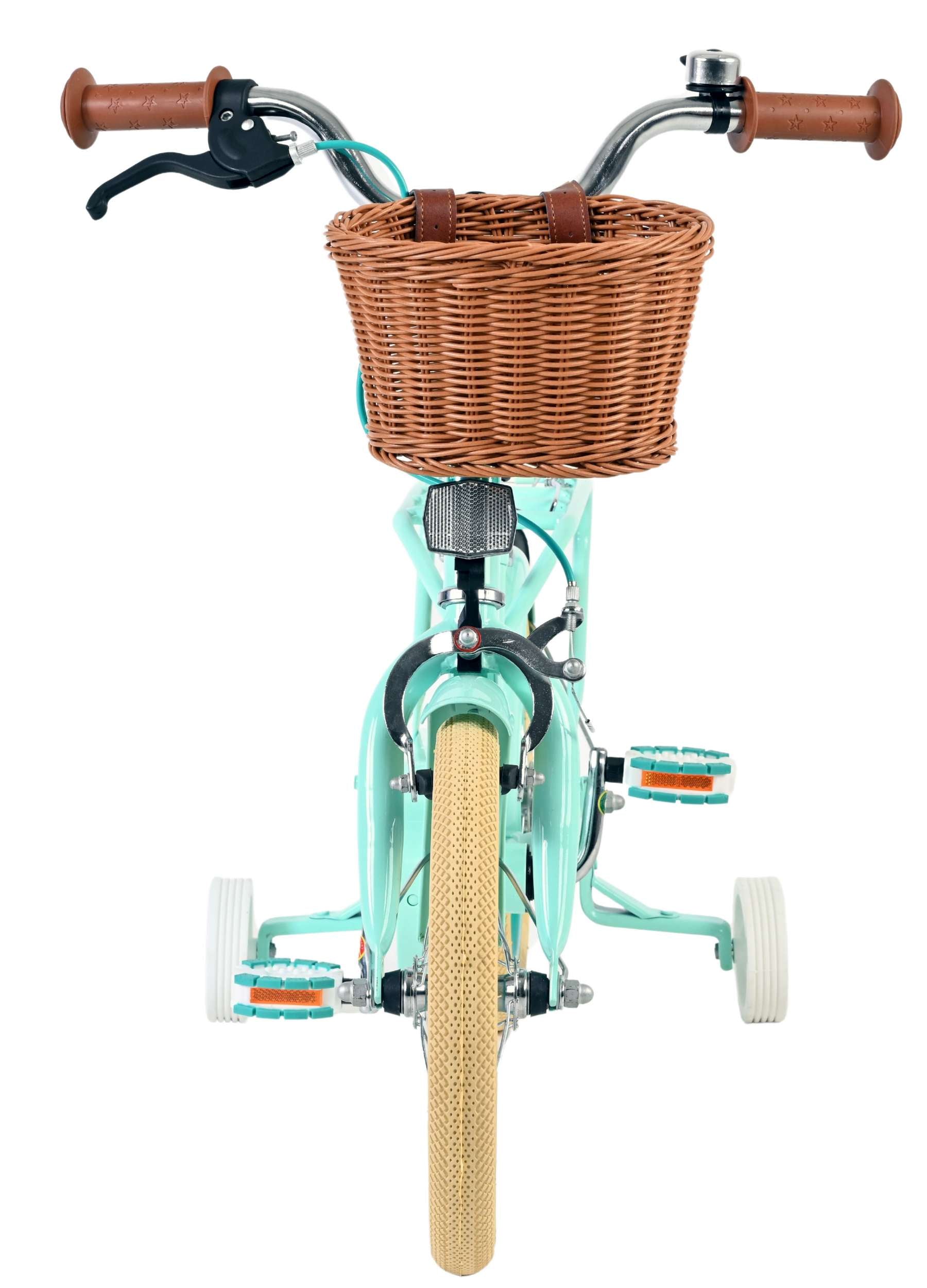 volare-excellent-14-zoll-m-dchenfahrrad-gr-n-mit-korb image 6