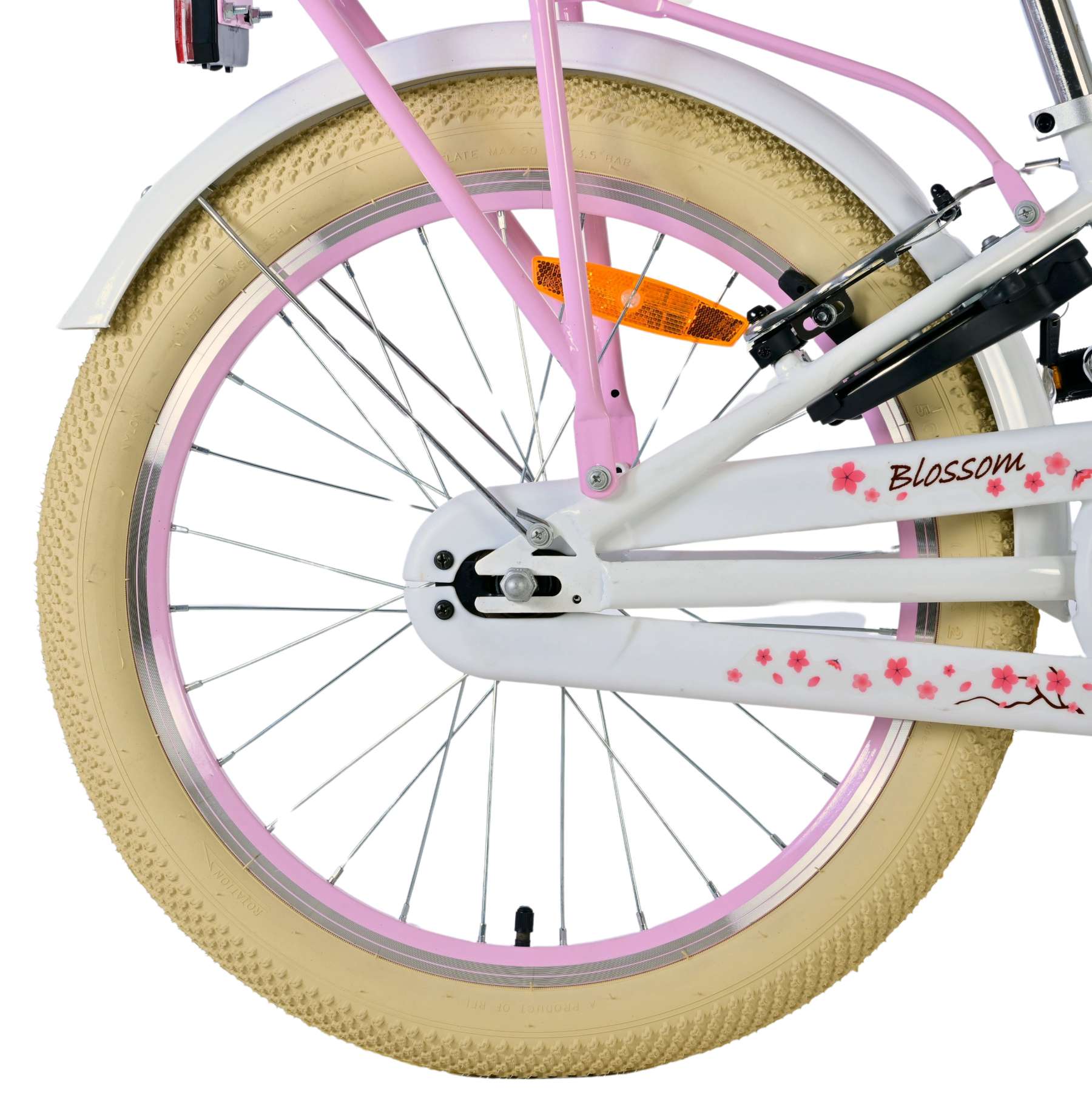 volare-blossom-20-zoll-kinderfahrrad-wei-mit-korb-und-licht image 2