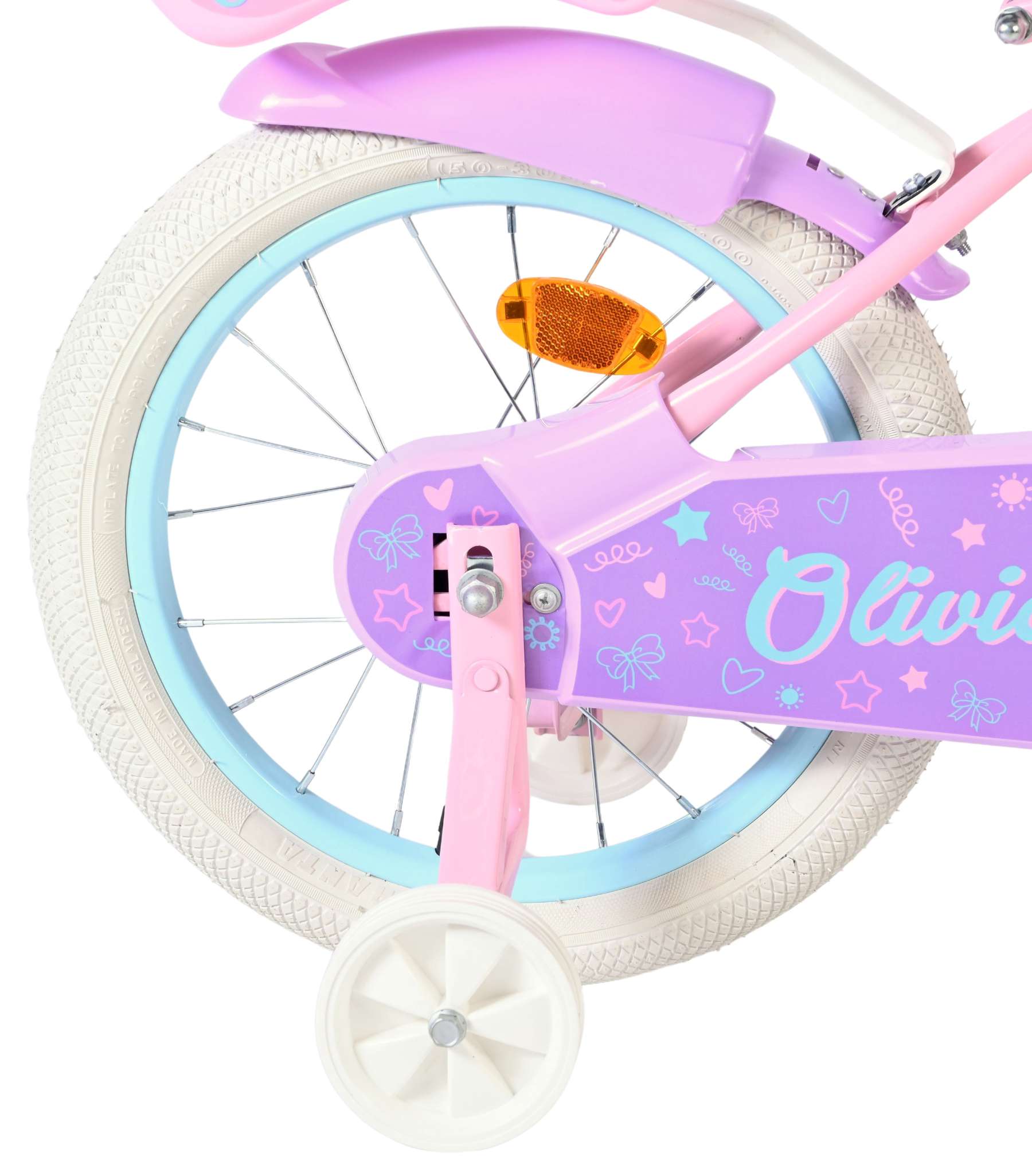 volare-olivia-16-zoll-kinderfahrrad-rosa-mit-st-tzr-dern image 2