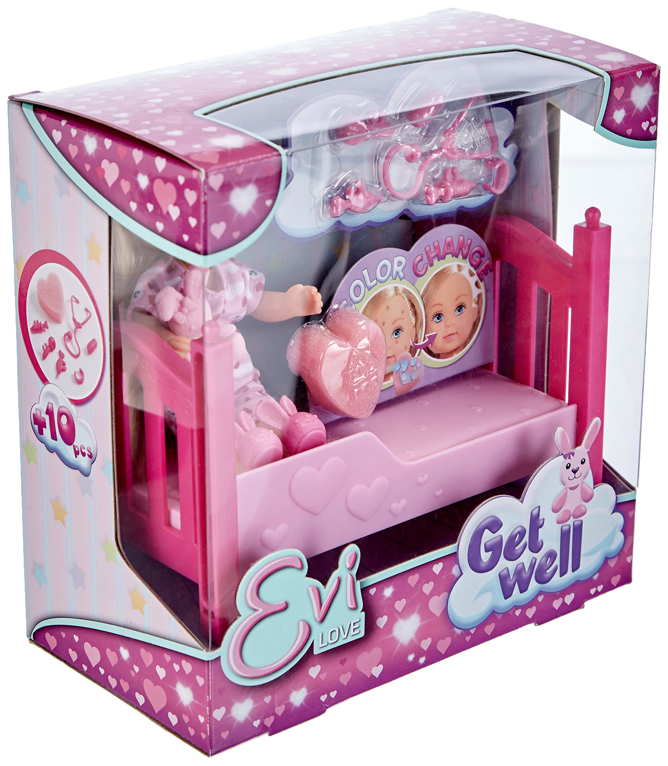 simba-evi-love-get-well-puppe-12-cm-mit-bett image 5