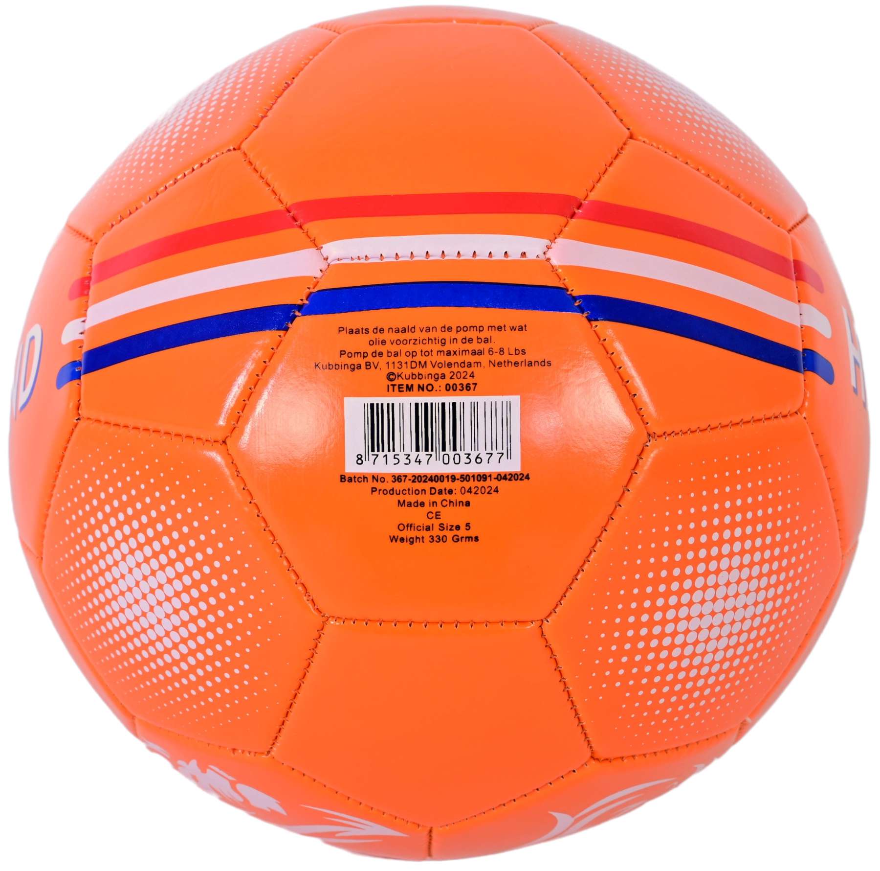 volare-holland-fu-ball-oranje-kunstleder image 3