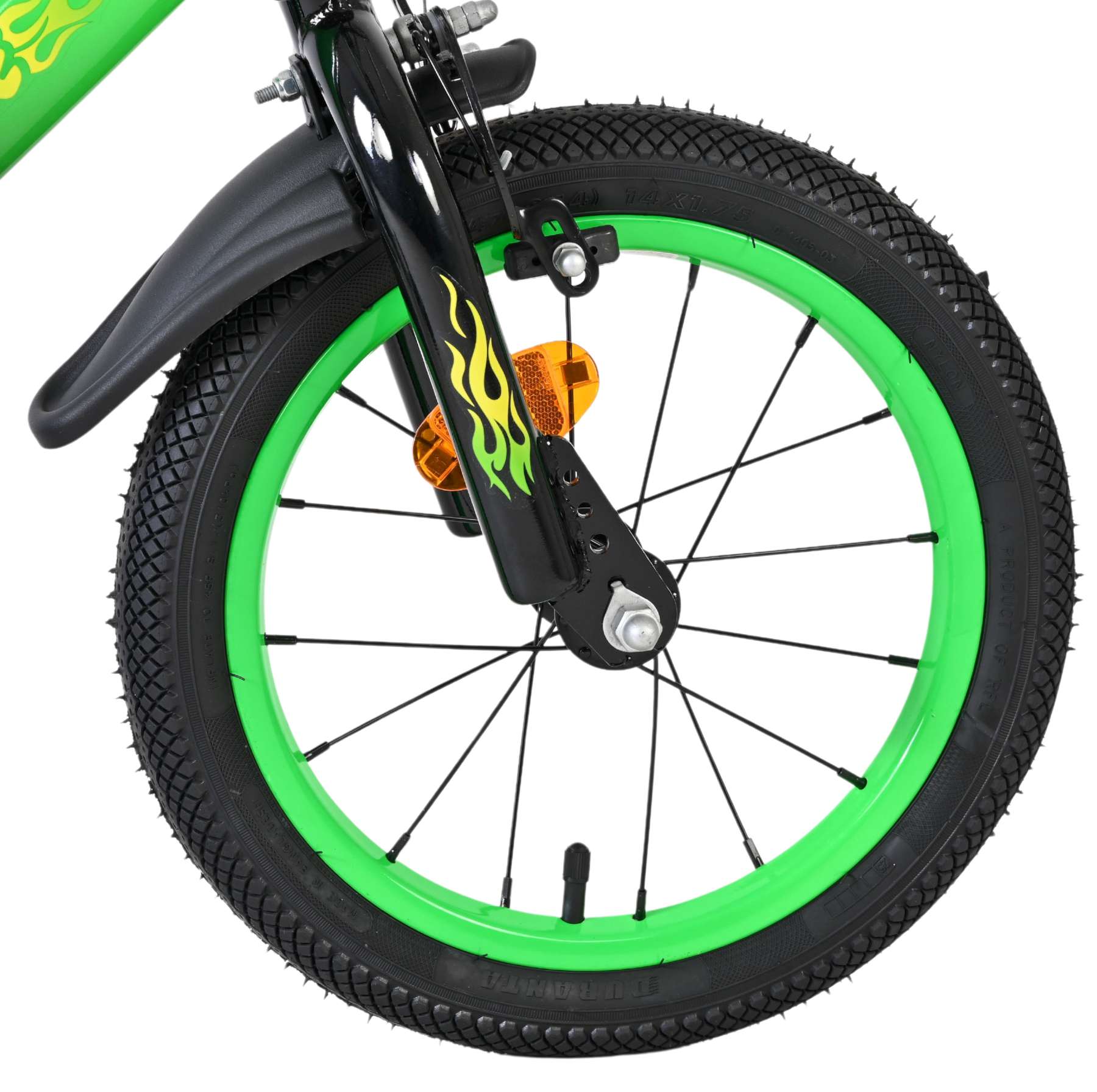 volare-strike-14-zoll-kinderfahrrad-gr-n-handbremsen image 3