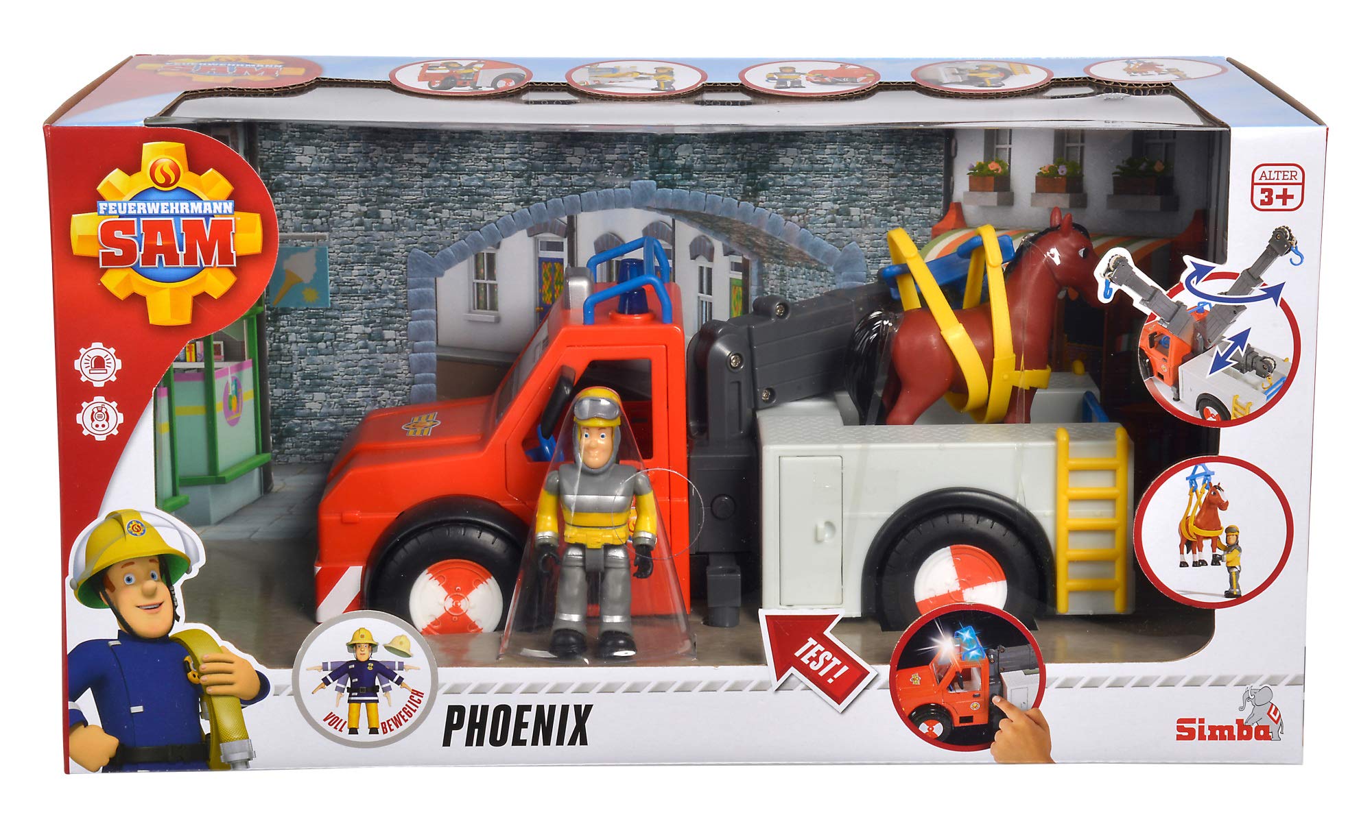 simba-fireman-sam-phoenix-23cm-mit-figur-und-pferd image 7