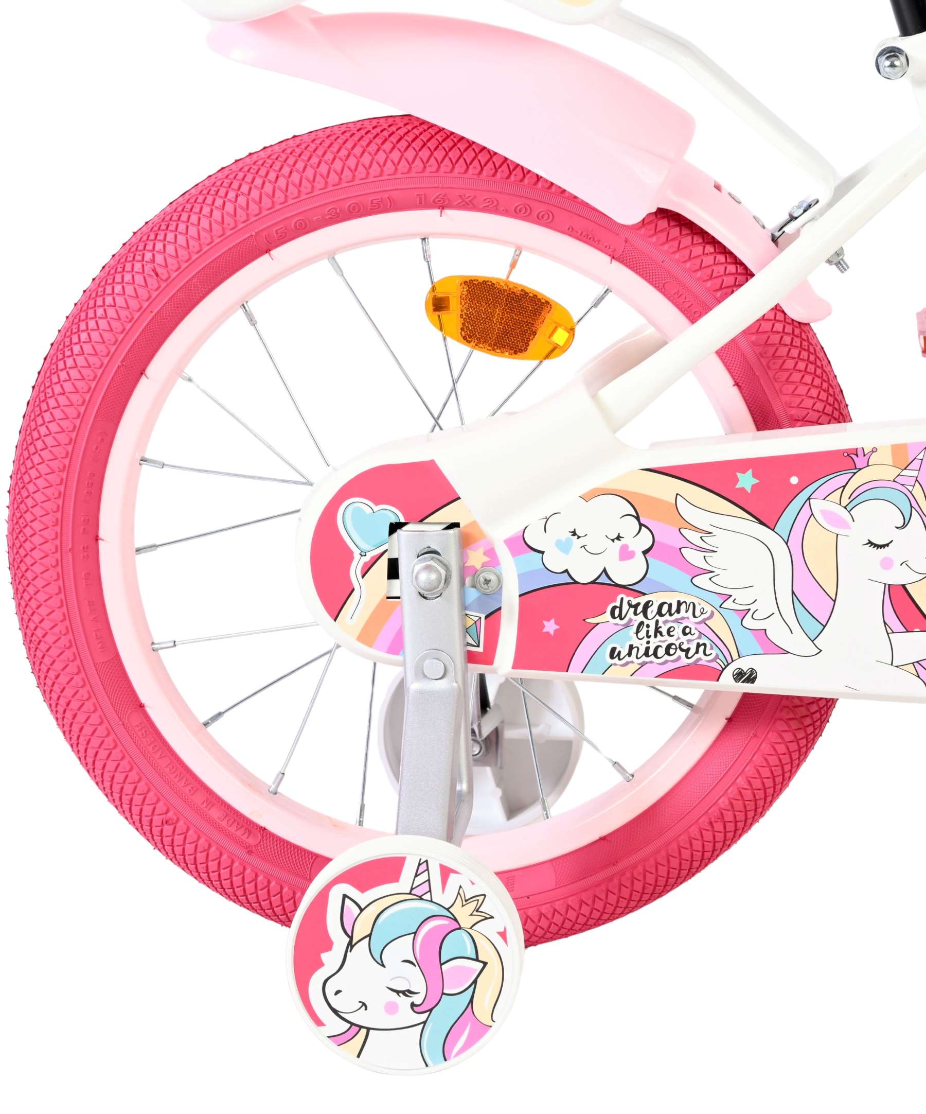 volare-unicorn-16-zoll-kinderfahrrad-wei-m-dchen-einhorn image 2