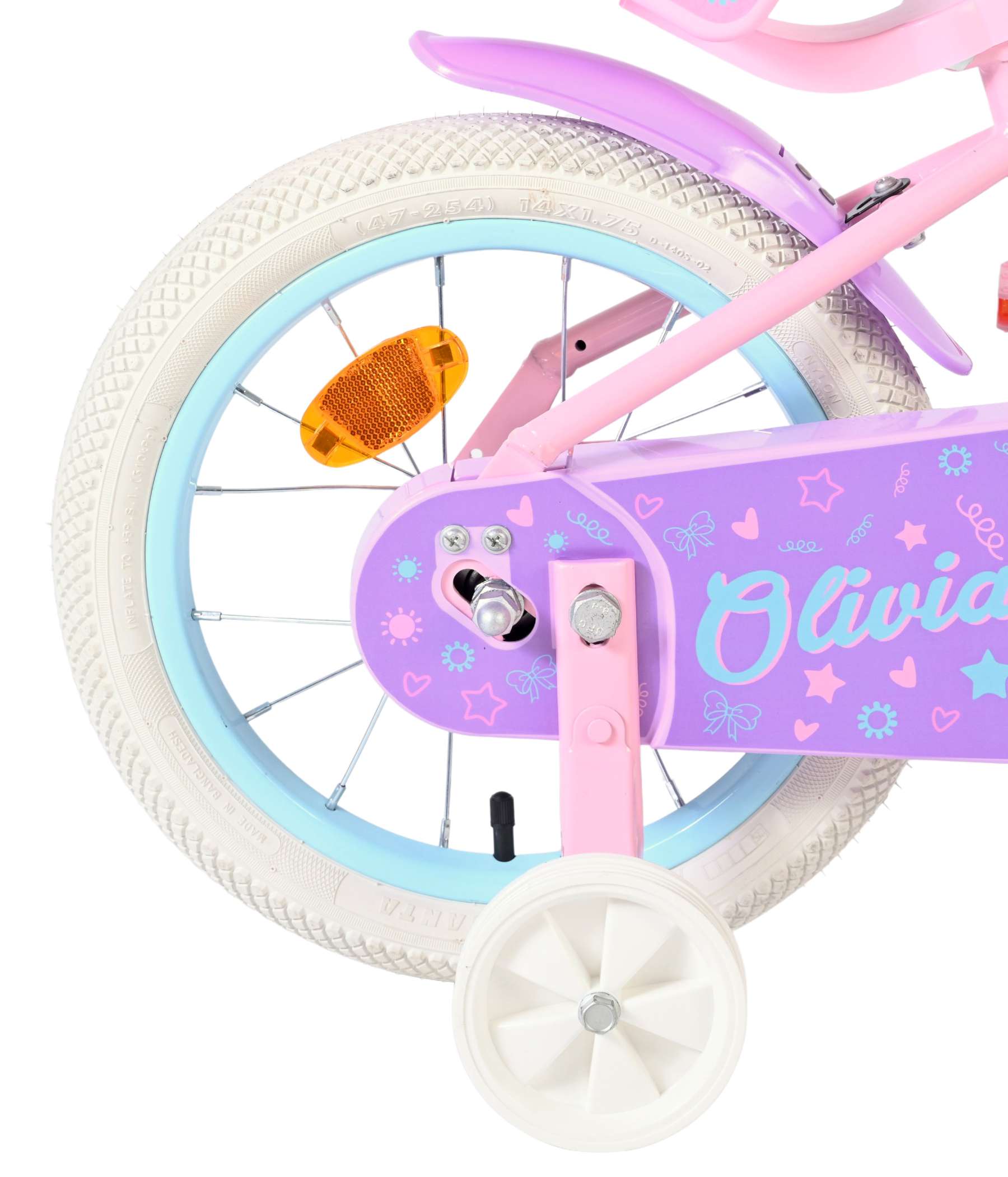 volare-olivia-14-zoll-kinderfahrrad-m-dchen-rosa-puppensitz image 2