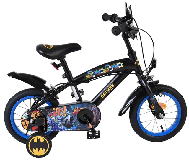 batman-jungenfahrrad-12-zoll-schwarz-handbremsen image 1