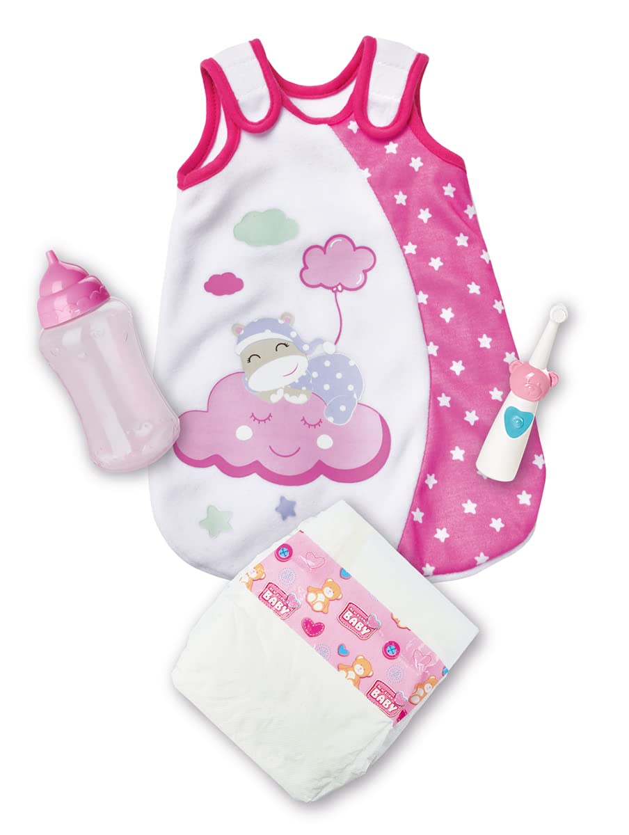 simba-laura-gute-nacht-puppenzubeh-r-4-teilig-mit-schlafsack image 1