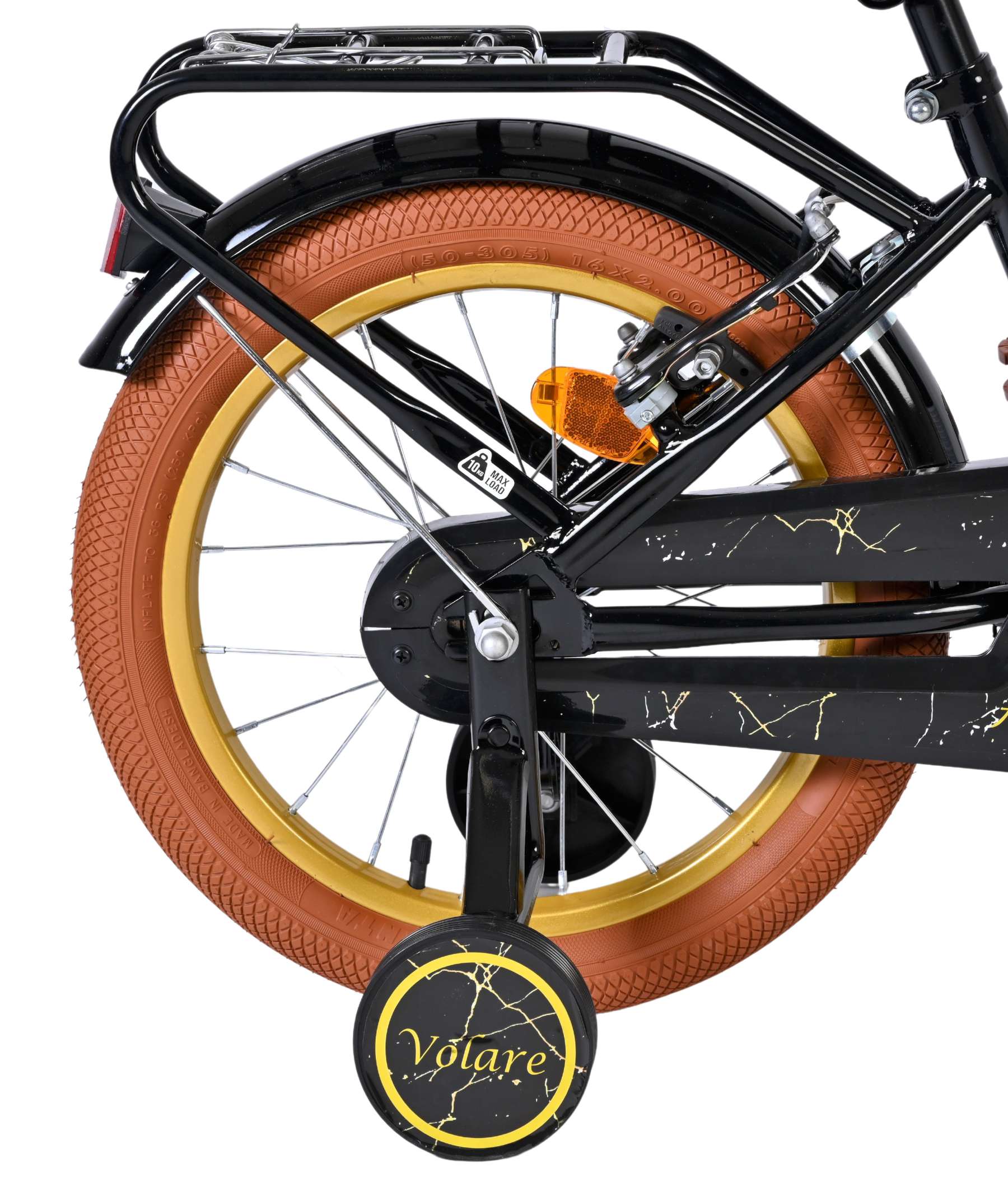 volare-ashley-16-zoll-kinderfahrrad-schwarz-m-dchen-handbremse image 2