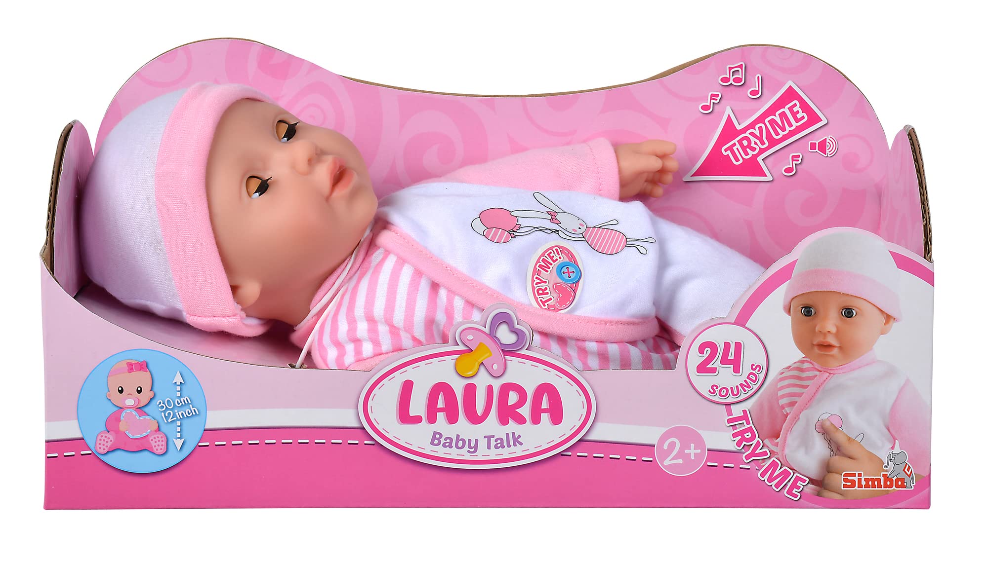 simba-new-born-baby-my-love-baby-talk-30-cm image 1