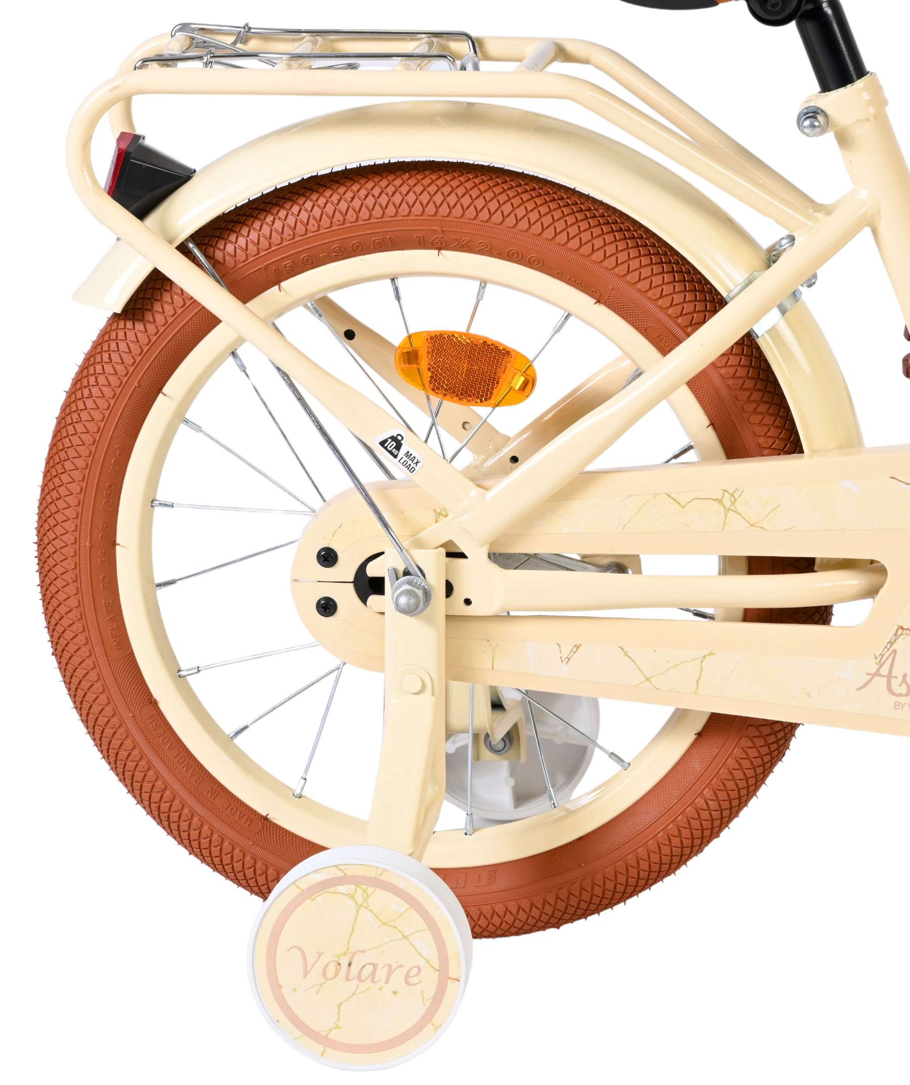 volare-ashley-16-zoll-kinderfahrrad-creme-mit-korb image 2