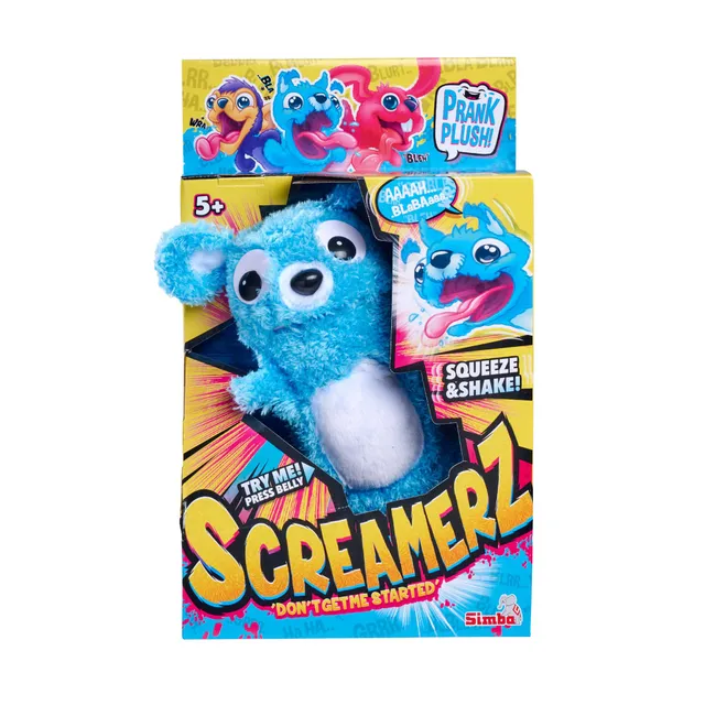 simba-pet-zoo-screamerz-b-r-babbling-bear-30cm-blau-sound image 1