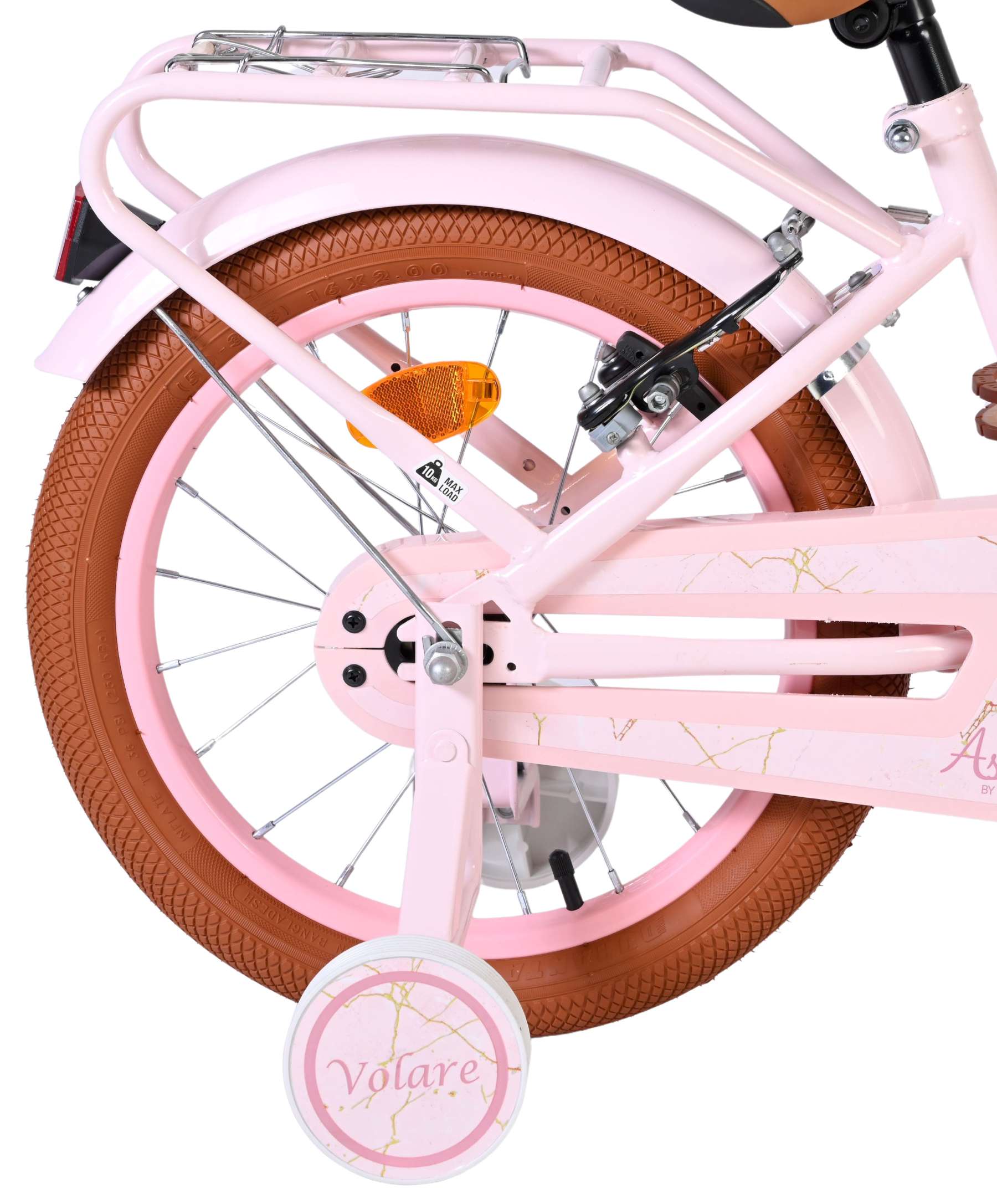 volare-ashley-16-zoll-kinderfahrrad-rosa-m-dchen-handbremsen image 2
