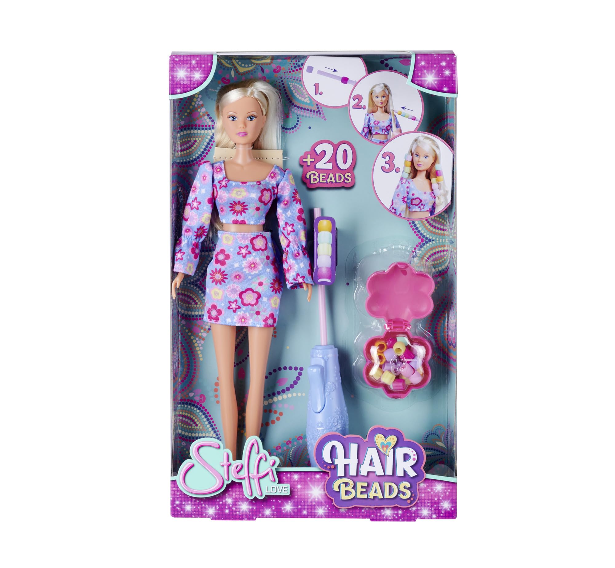 simba-steffi-love-hair-beads-puppe-29-cm-mit-20-perlen image 1