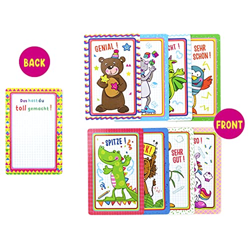 trendhaus-motivation-lobkarten-set-50-flei-k-rtchen-tiere image 8