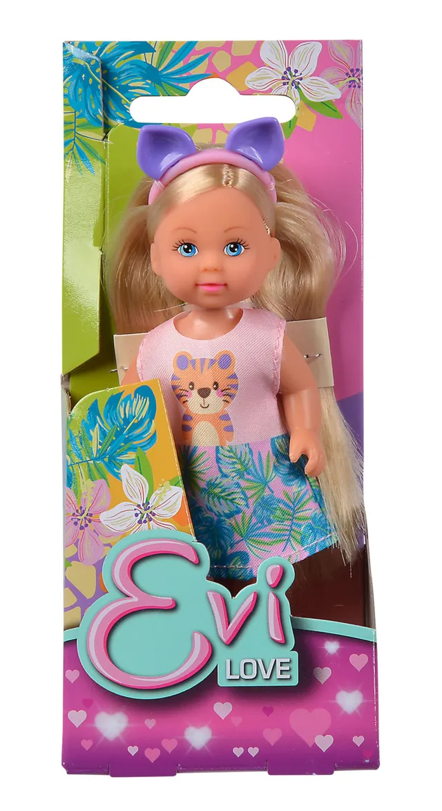 simba-evi-love-cutie-12-cm-ankleidepuppe-tieroutfit-sortiert image 1