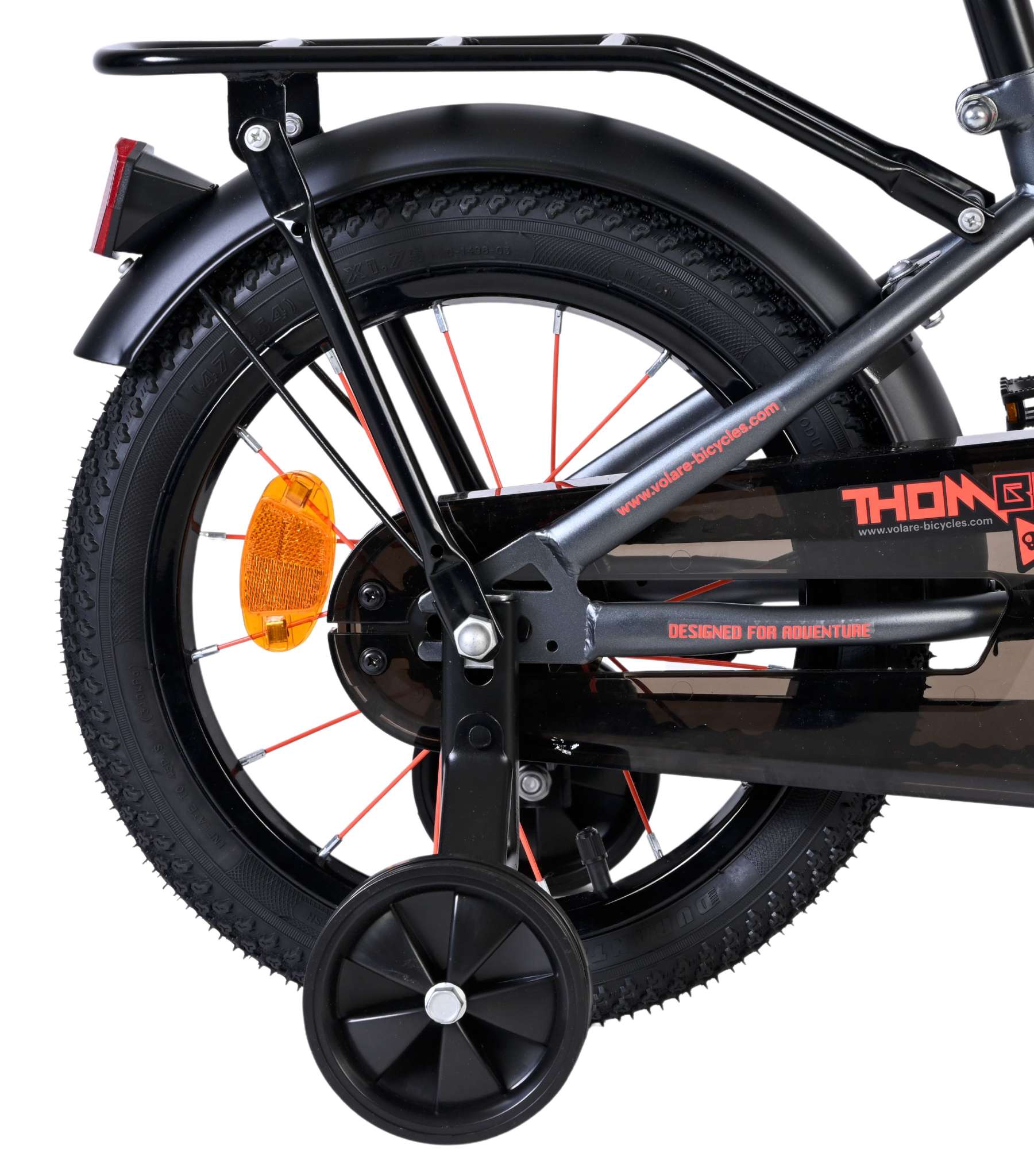 volare-thombike-14-zoll-jungenfahrrad-orange-grau image 2