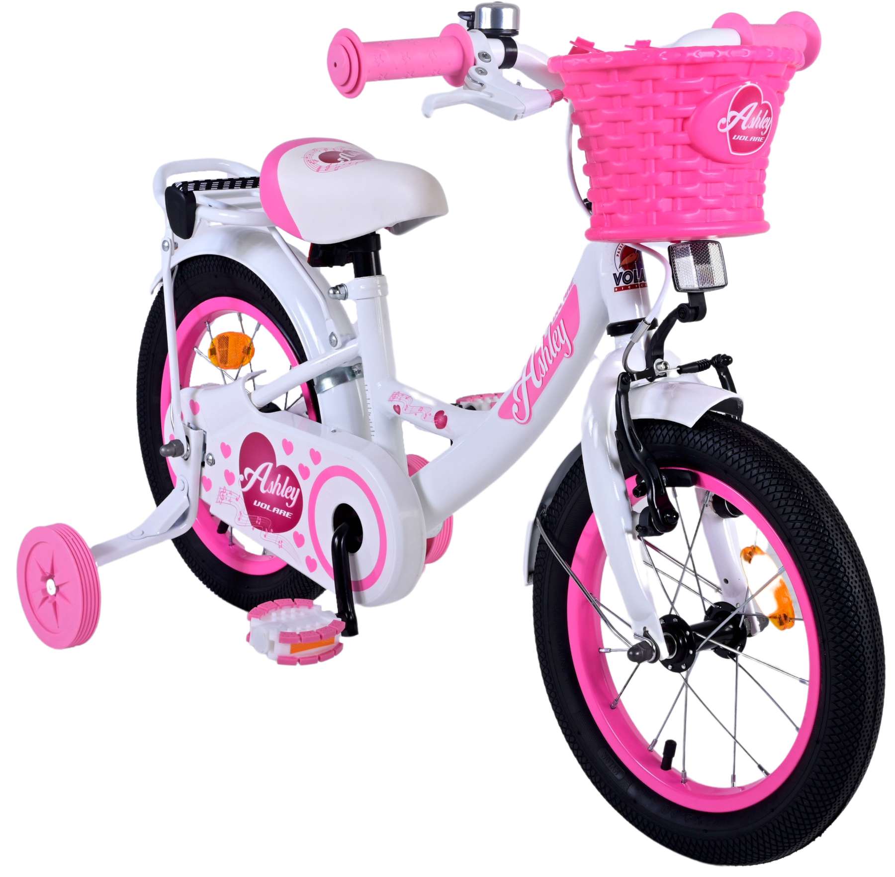 volare-ashley-kinderfahrrad-14-zoll-wei-mit-korb image 6
