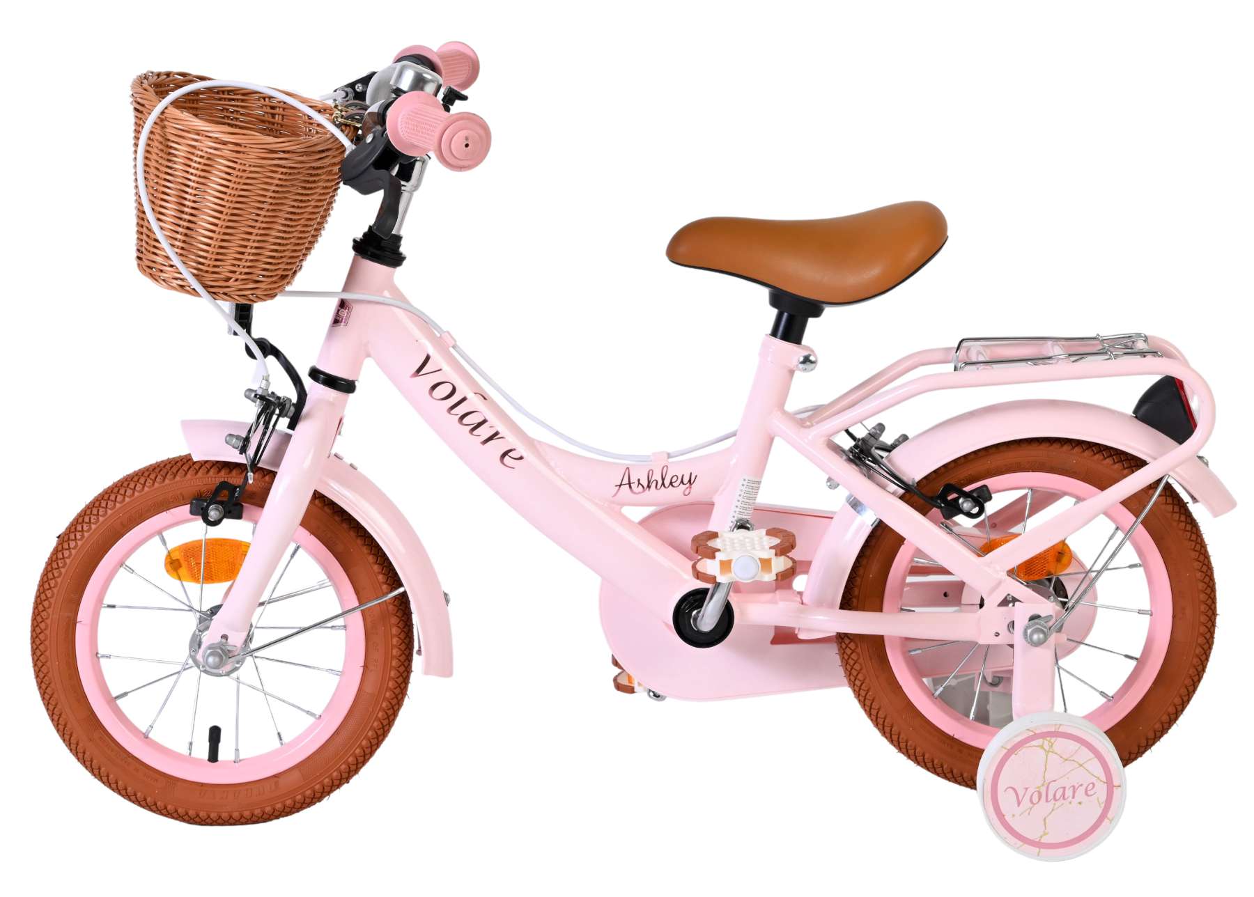 volare-ashley-12-zoll-kinderfahrrad-rosa-handbremsen image 7