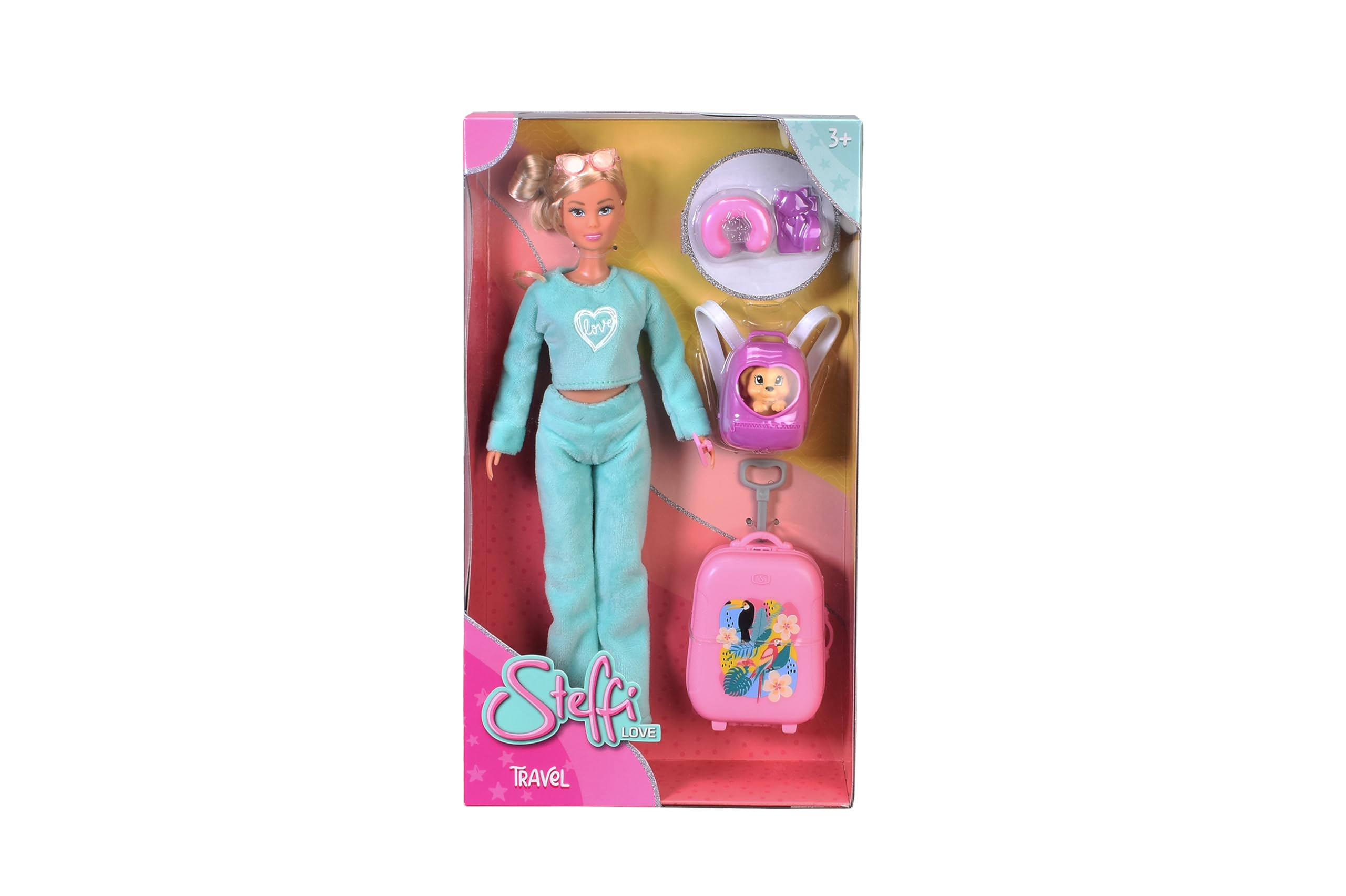 simba-steffi-love-travel-puppe-29cm-mit-koffer-7-teilig image 7