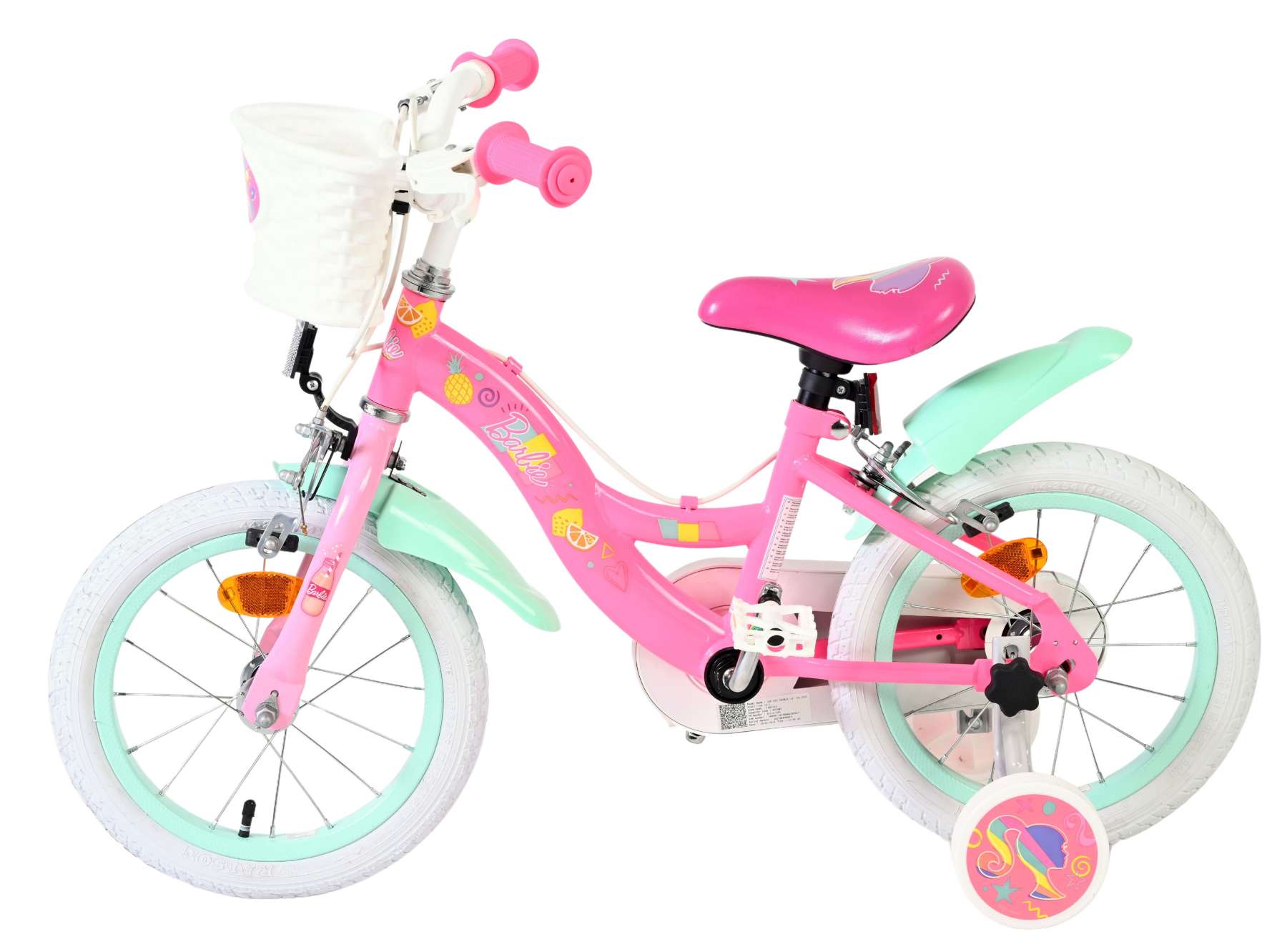 volare-barbie-kinderfahrrad-14-zoll-rosa-handbremsen-korb image 7
