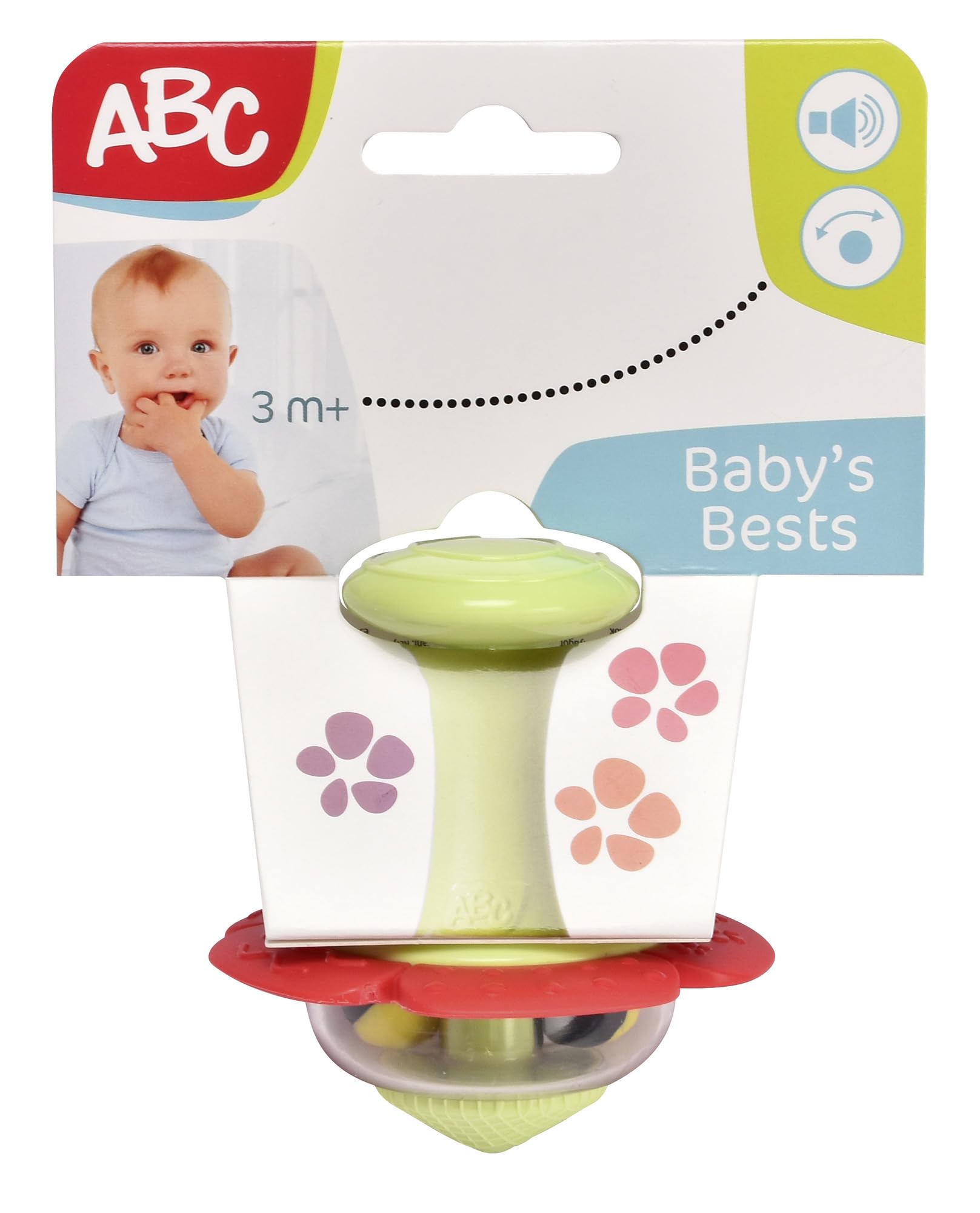 simba-abc-blumenrassel-10cm-zahnen-ab-3-monate image 1