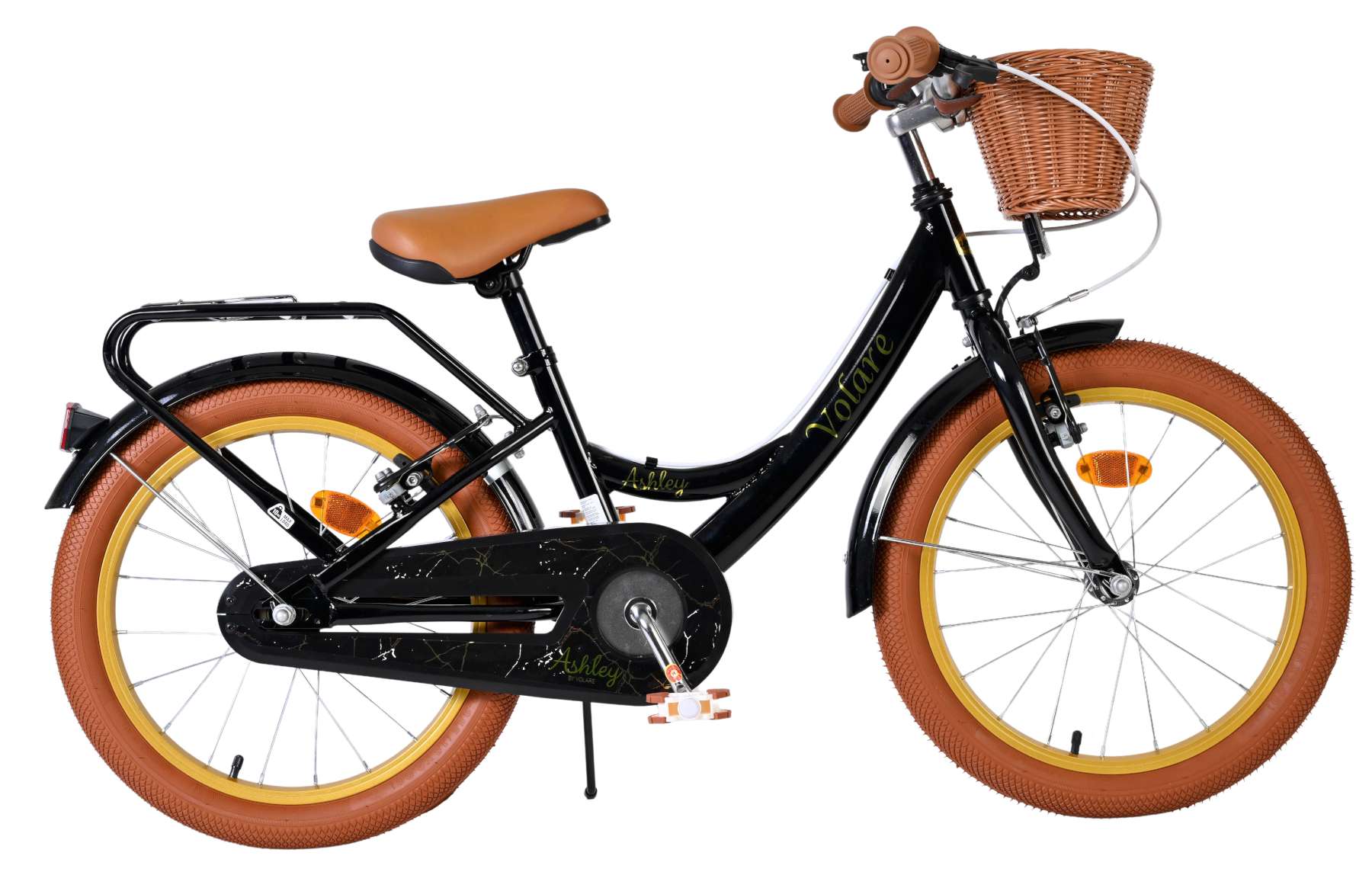 volare-ashley-kinderfahrrad-18-zoll-schwarz-handbremsen image 1