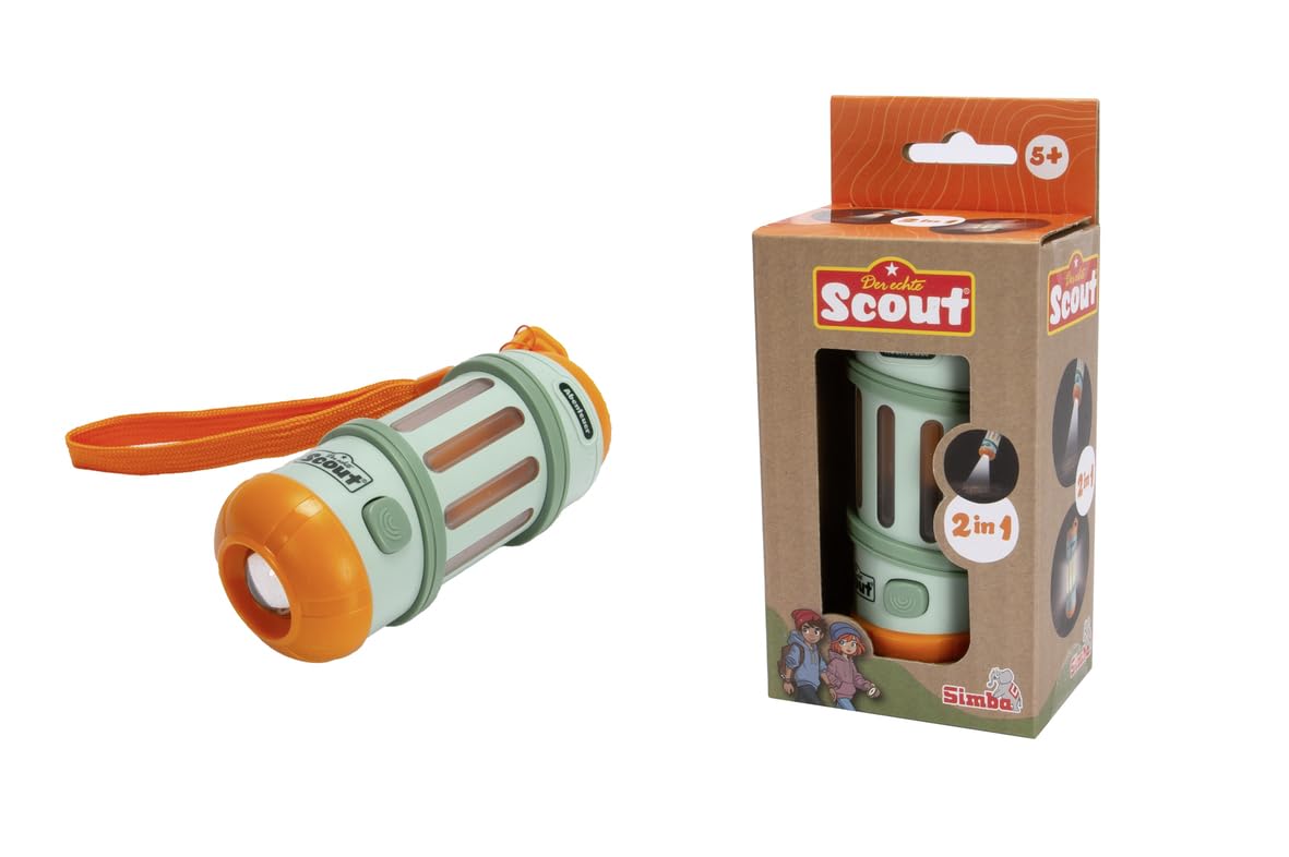 simba-scout-kinder-taschenlampe-2-in-1-13-cm-ab-5-jahre image 1