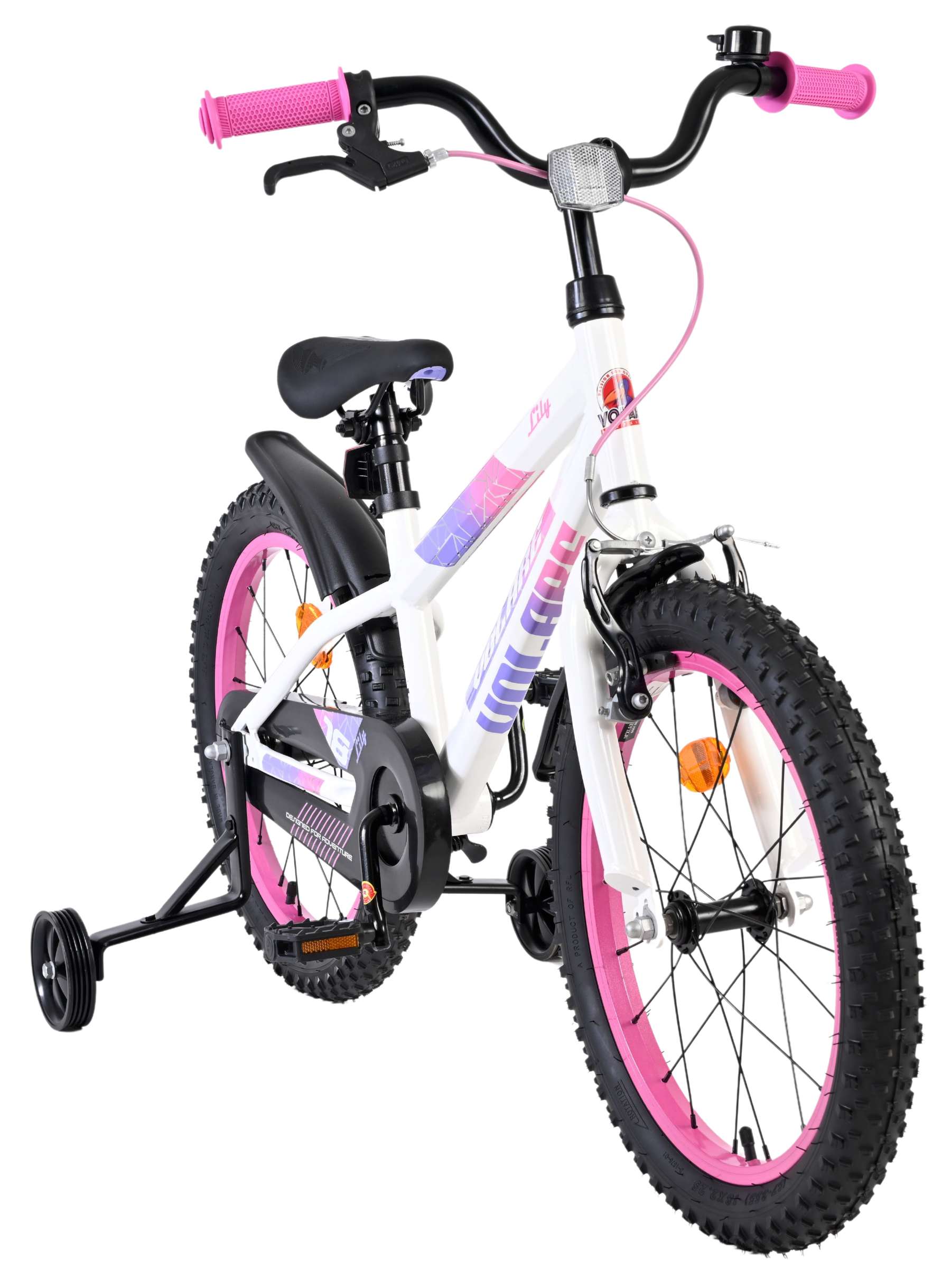 volare-lily-18-zoll-kinderfahrrad-wei-rosa-m-dchen image 5
