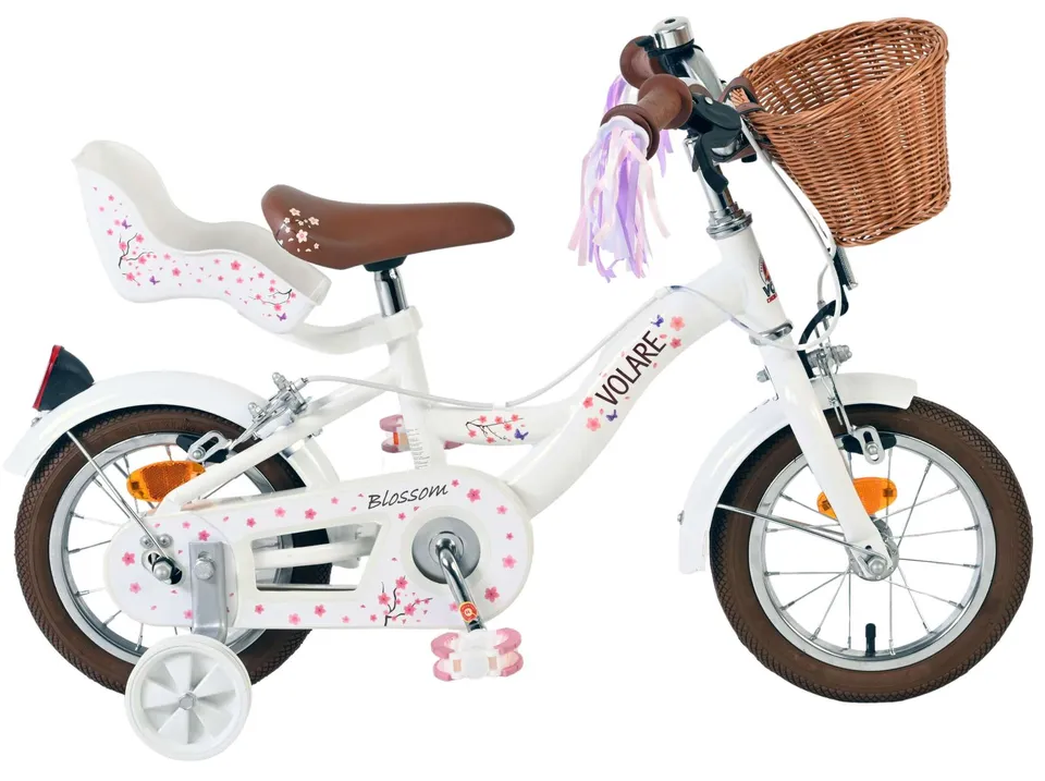 volare-blossom-m-dchenfahrrad-12-zoll-wei-mit-korb-und-pupensitz image 1