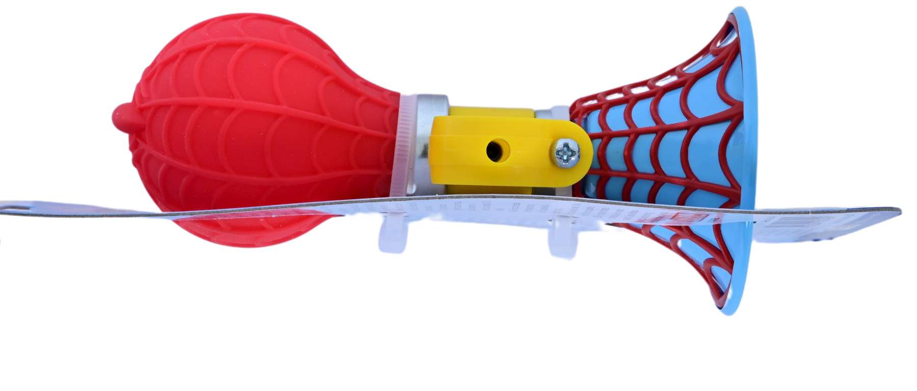 volare-spidey-fahrradhupe-rot-blau-gelb-f-r-kinder image 2